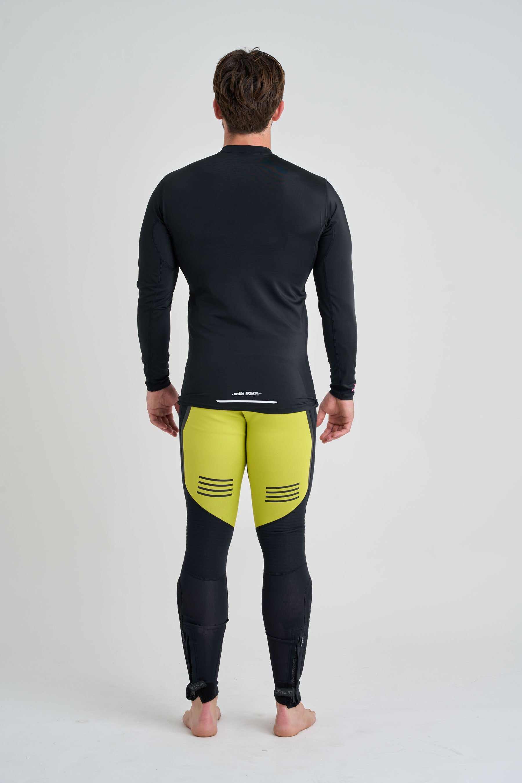 Jetpilot Vault Mens Long Sleeve Rashie - Black - photo 3 — image 2