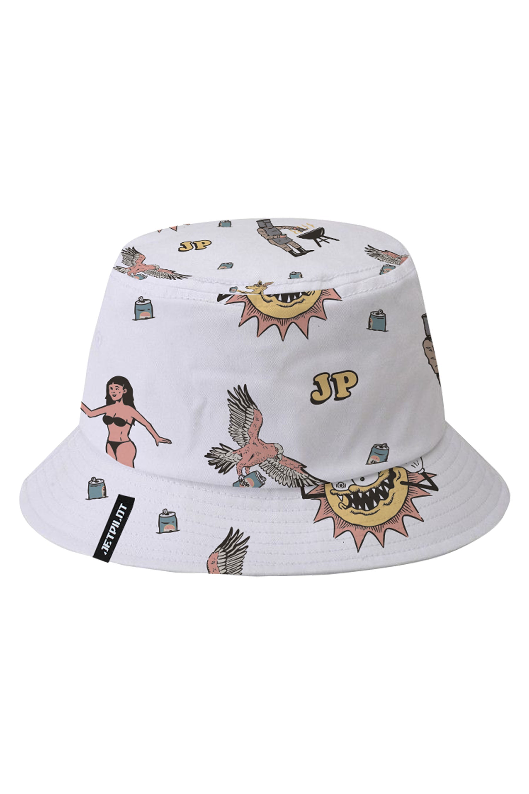 Jetpilot Keepin Local Mens Rev Bucket - White - photo 5 — view 2 (3)