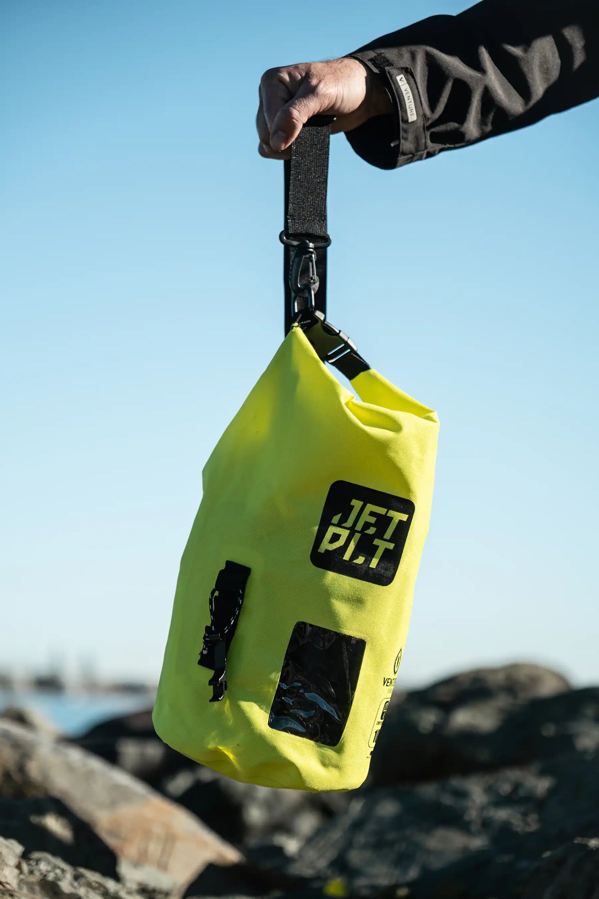 Jetpilot Venture 5L Drysafe Bag - Fluro Yellow