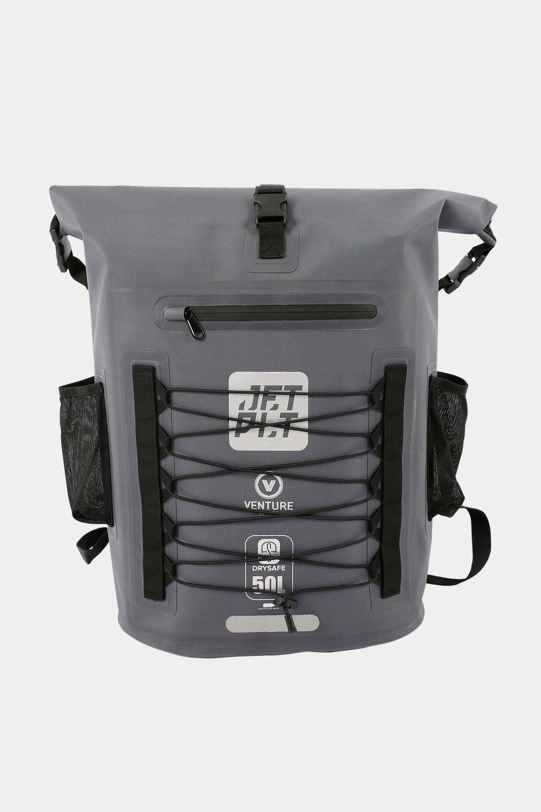 Jetpilot Venture 50L Waterproof Backpack - Charcoal