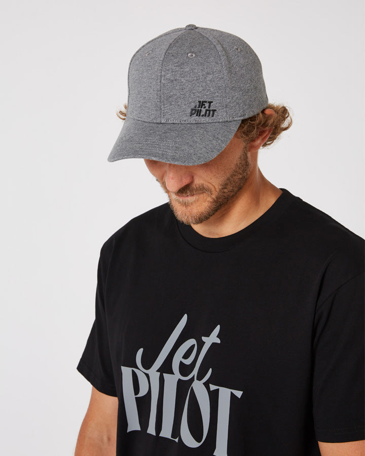 Jetpilot All Day Dry Fit Mens Cap - Grey Lifestyle 5