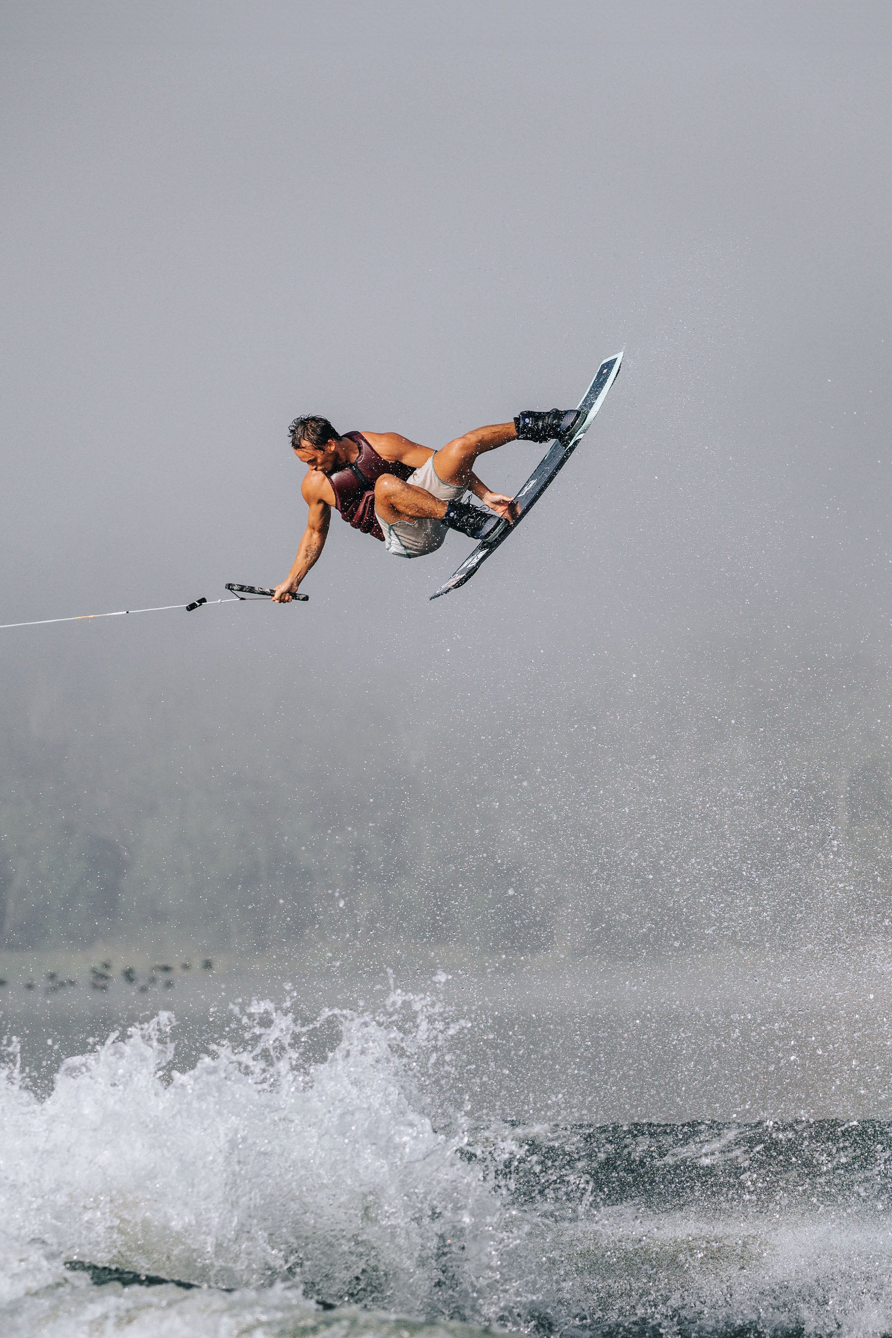 Jetpilot Quantum Life Jacket - Cory Tuenissen Signature Series - Dark Maroon 6