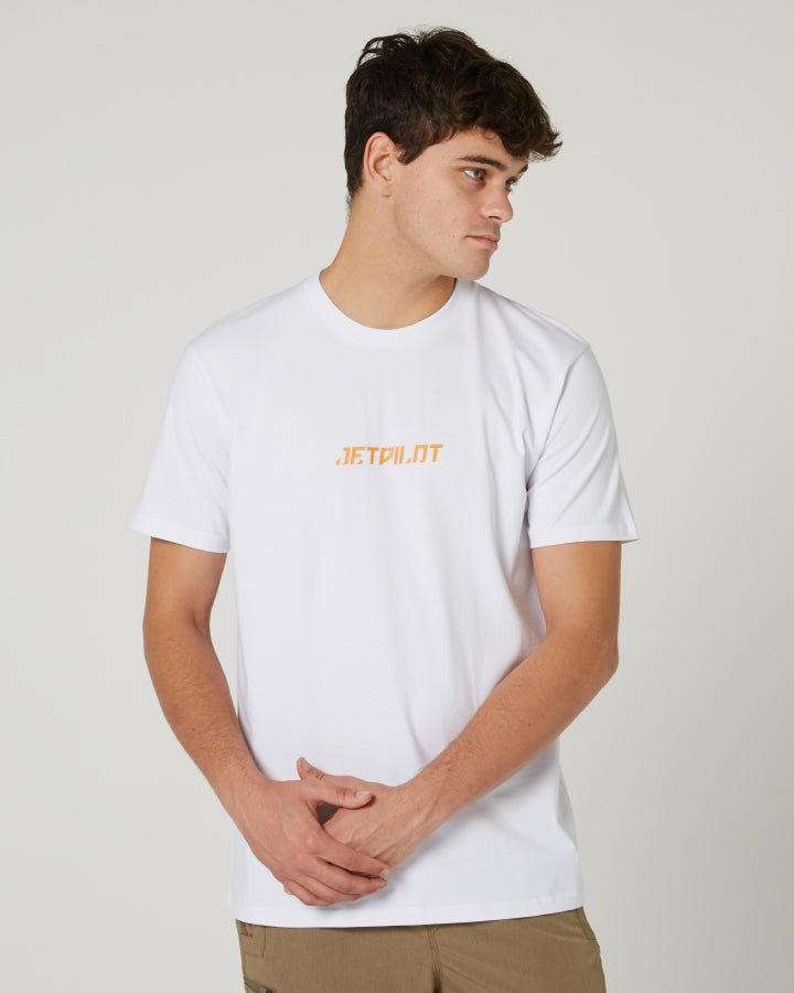 Jetpilot Freeride Mens S/S Tee - White