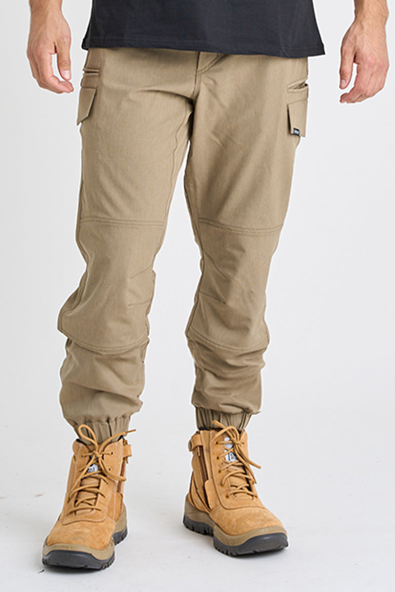 Jet-Lite Hybrid Elastic Waist Cuff Pant - Khaki