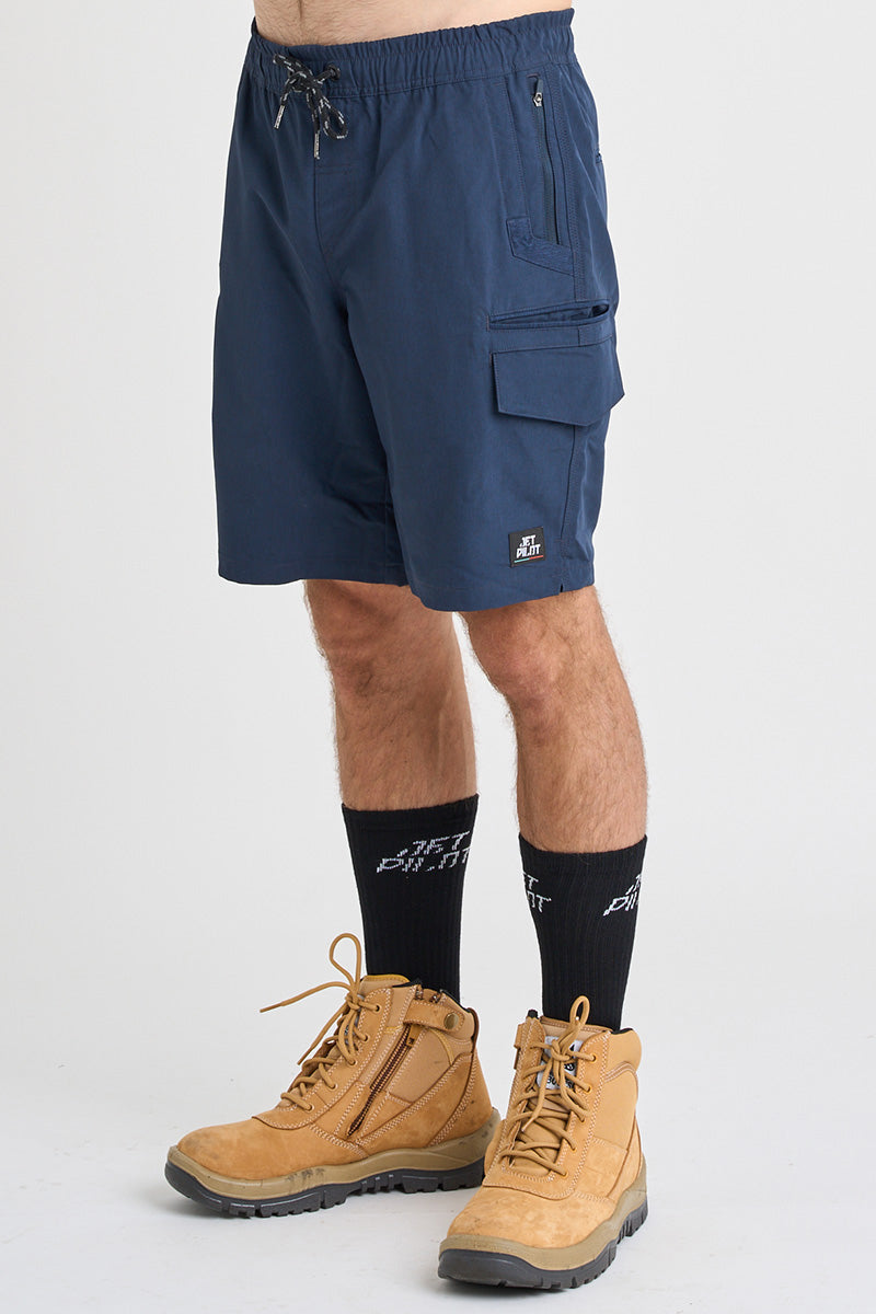 Jet-Lite Hybrid Utility Short 20 Inch - Navy