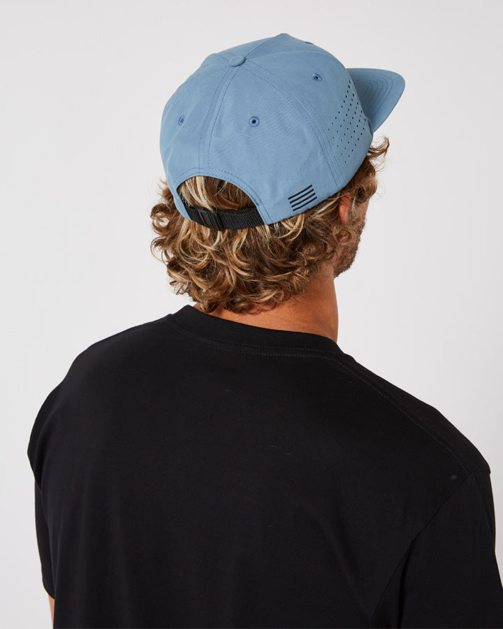 Jetpilot Impact Mens Snapback Cap - Blue Lifestyle 9