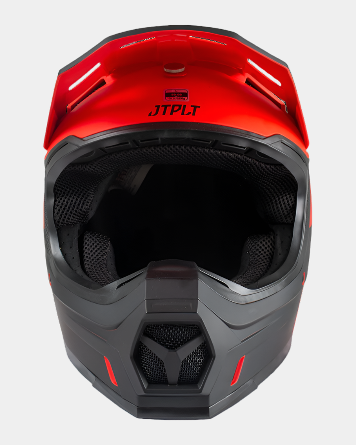 JETPILOT VAULT RACE HELMET RED FRONT