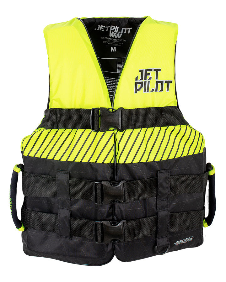 HELIUM F/E MENS NYLON LIFE JACKET - YELLOW - FRONT