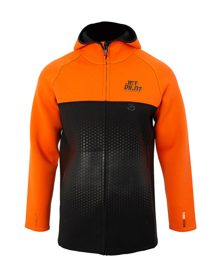 Jetpilot Flight Mens Hooded Tour Coat Orange