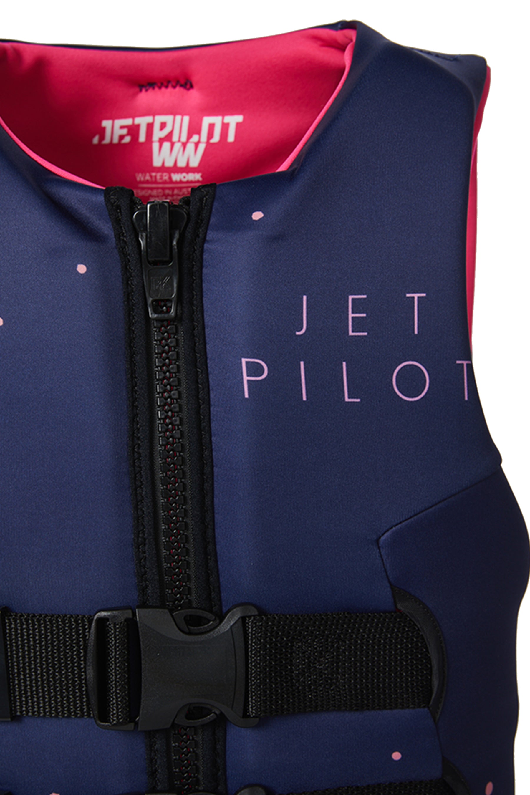 Jetpilot Girls Wings Youth Cause Neo Life Jacket Navy 8