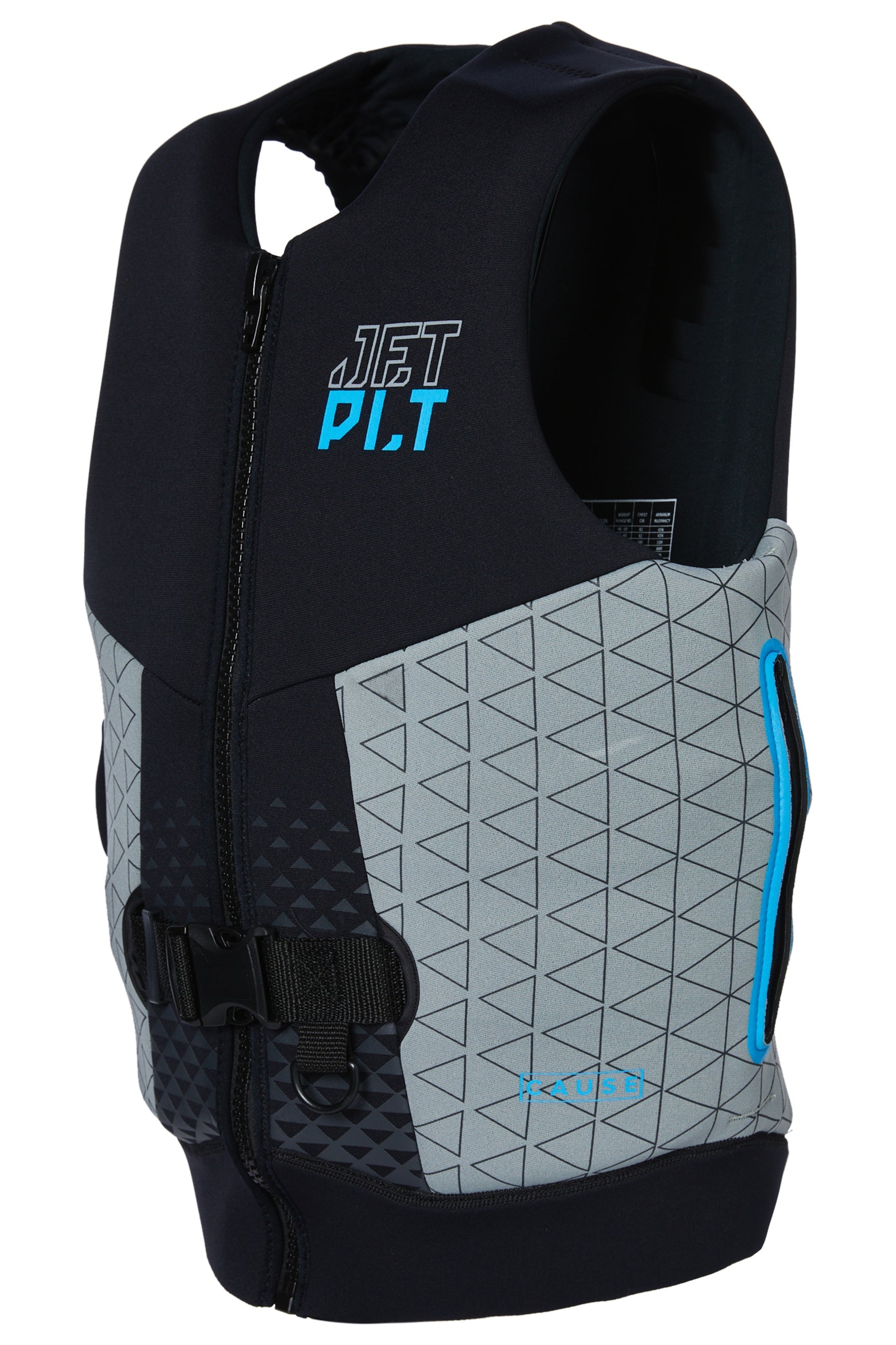 Jetpilot Cause Mens Neo Life Jacket - Black/Grey