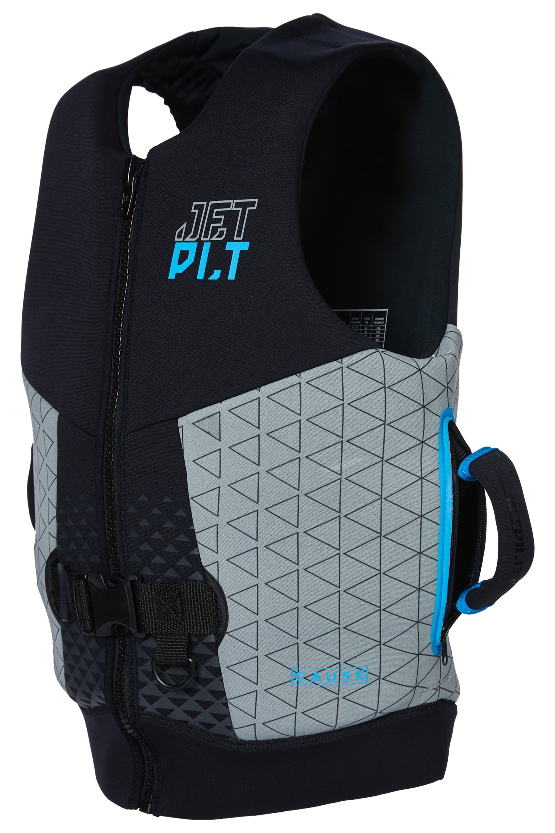 Jetpilot Cause Mens Neo Life Jacket - Black/Grey