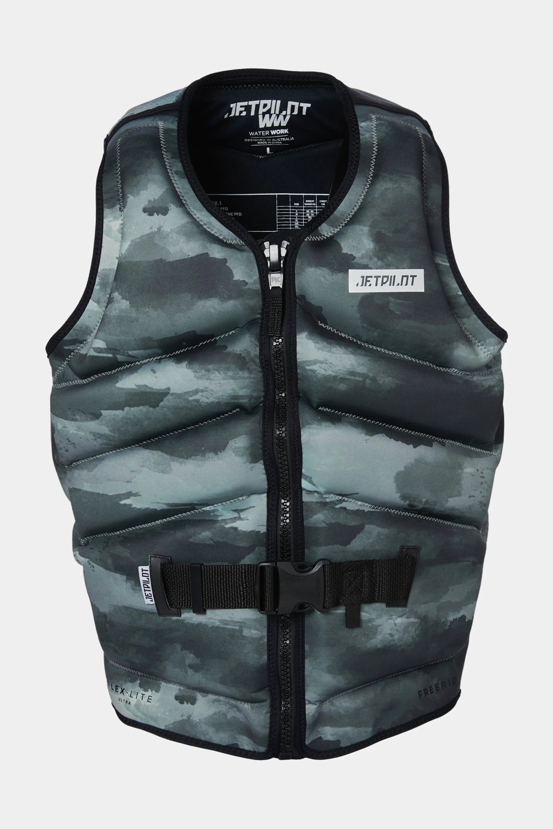Jetpilot Freeride Life Jacket - Green Camo