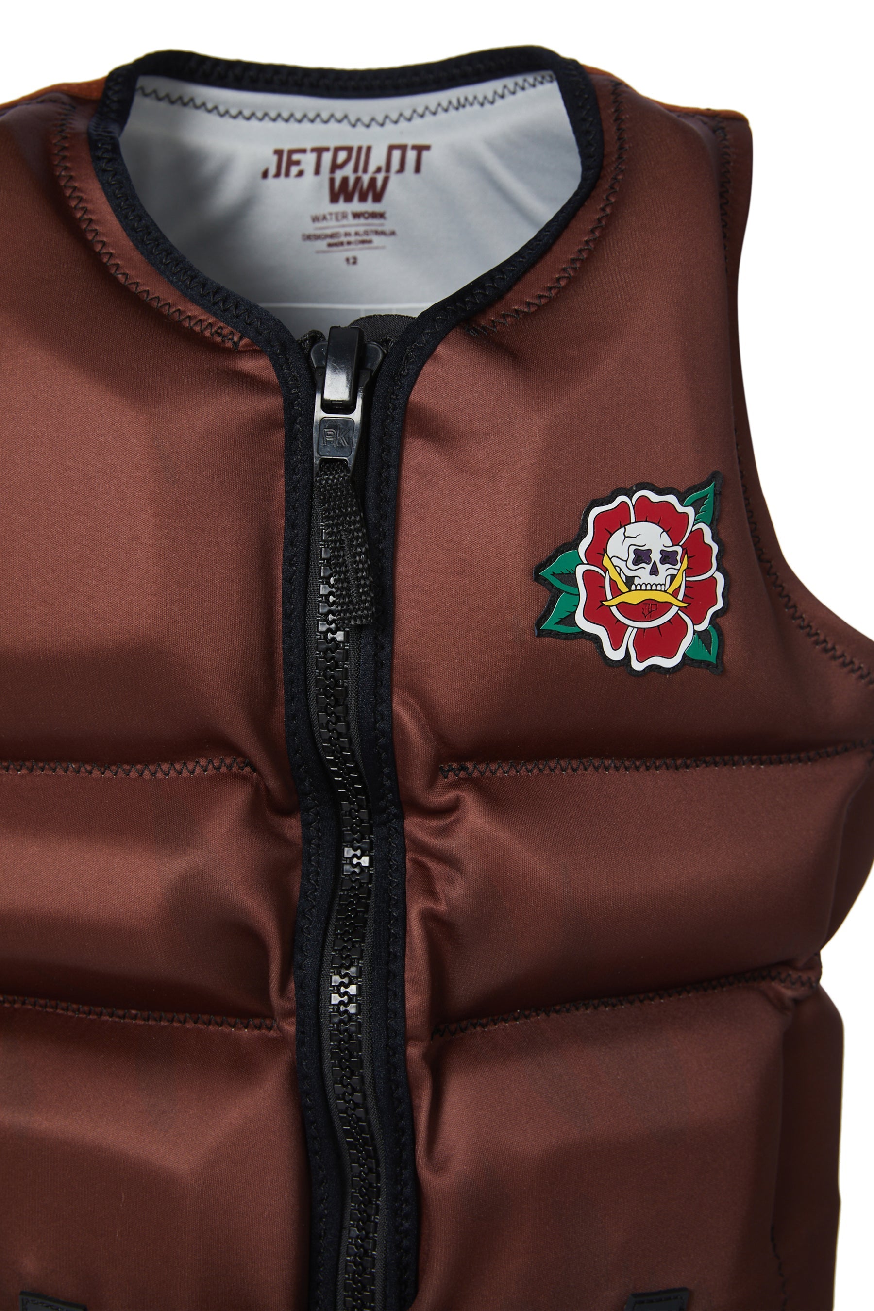 Jetpilot X1 Boys Youth Life Jacket Brown 9