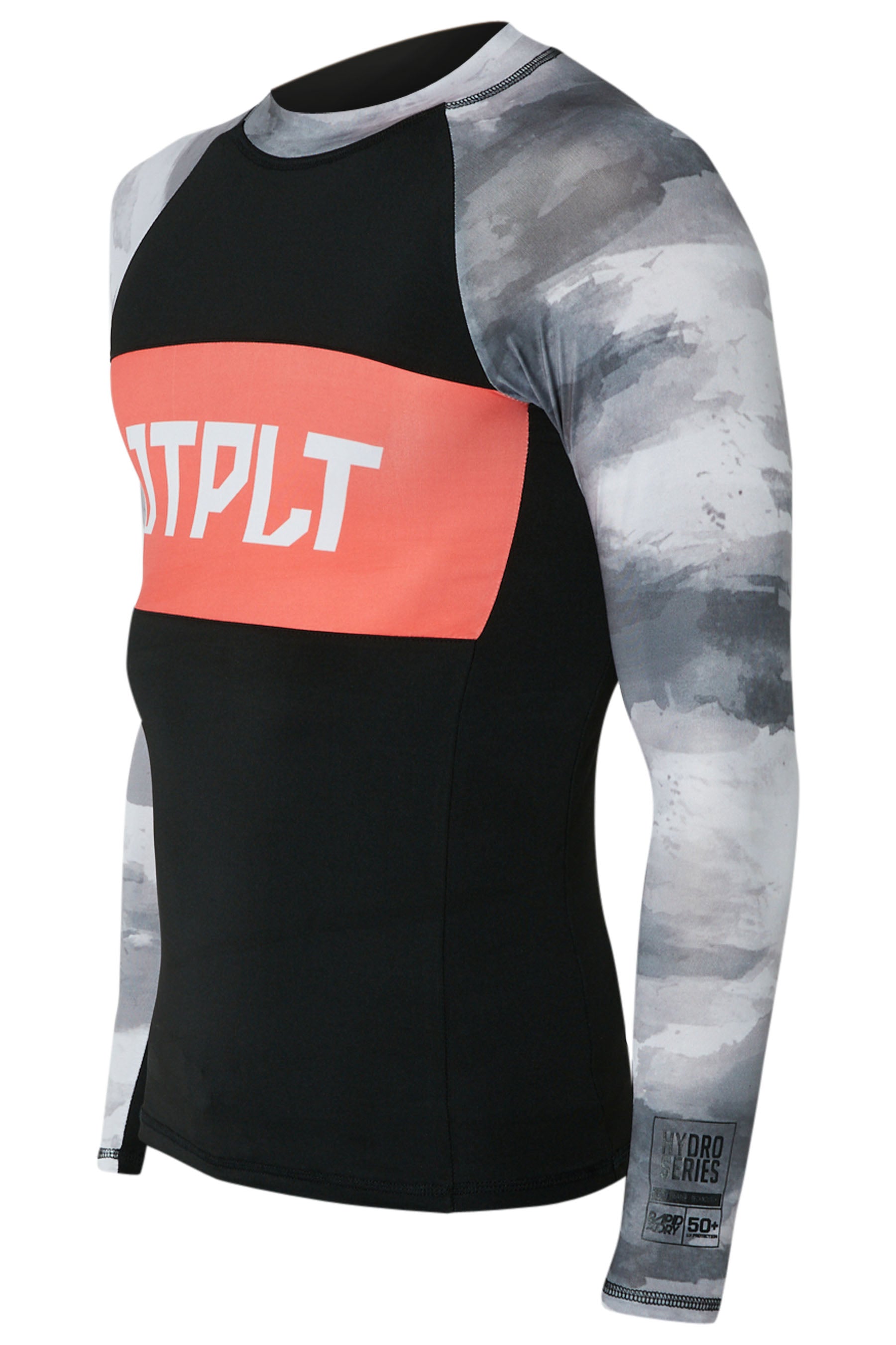 Jetpilot RX Vault Mens Long Sleeve Rashie Black Camo 2