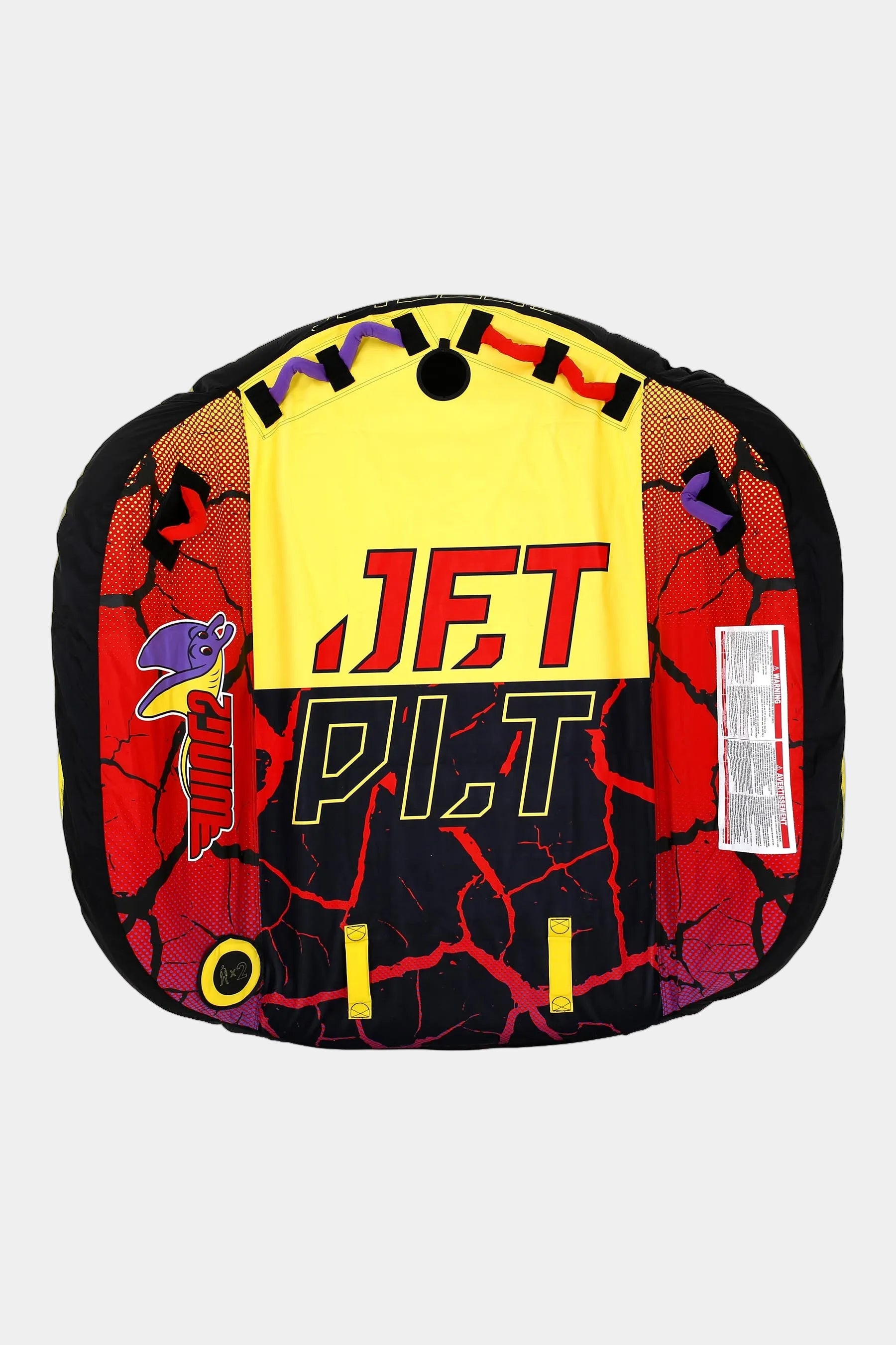 Jetpilot Wing 2 Person Towable Tube - Yellow/Red — image 2
