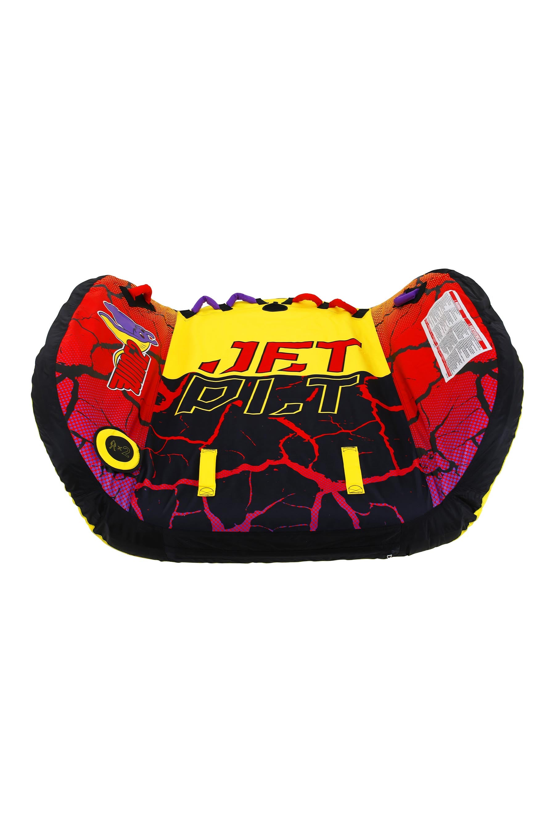 Jetpilot Wing 2 Person Towable Tube - Yellow/Red 2 — image 2