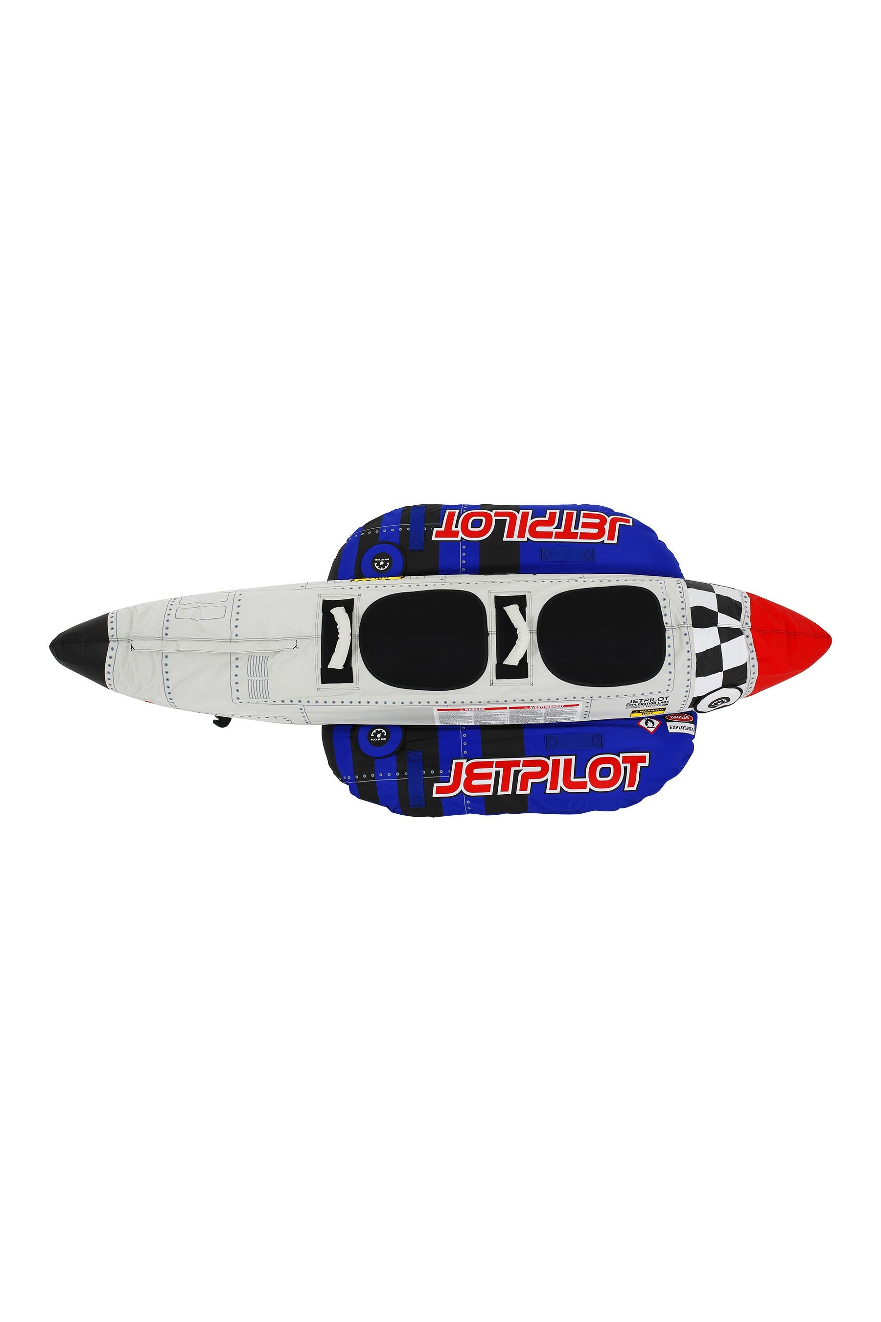 Jetpilot Blast Off 2 Person Towable Tube - Silver 4