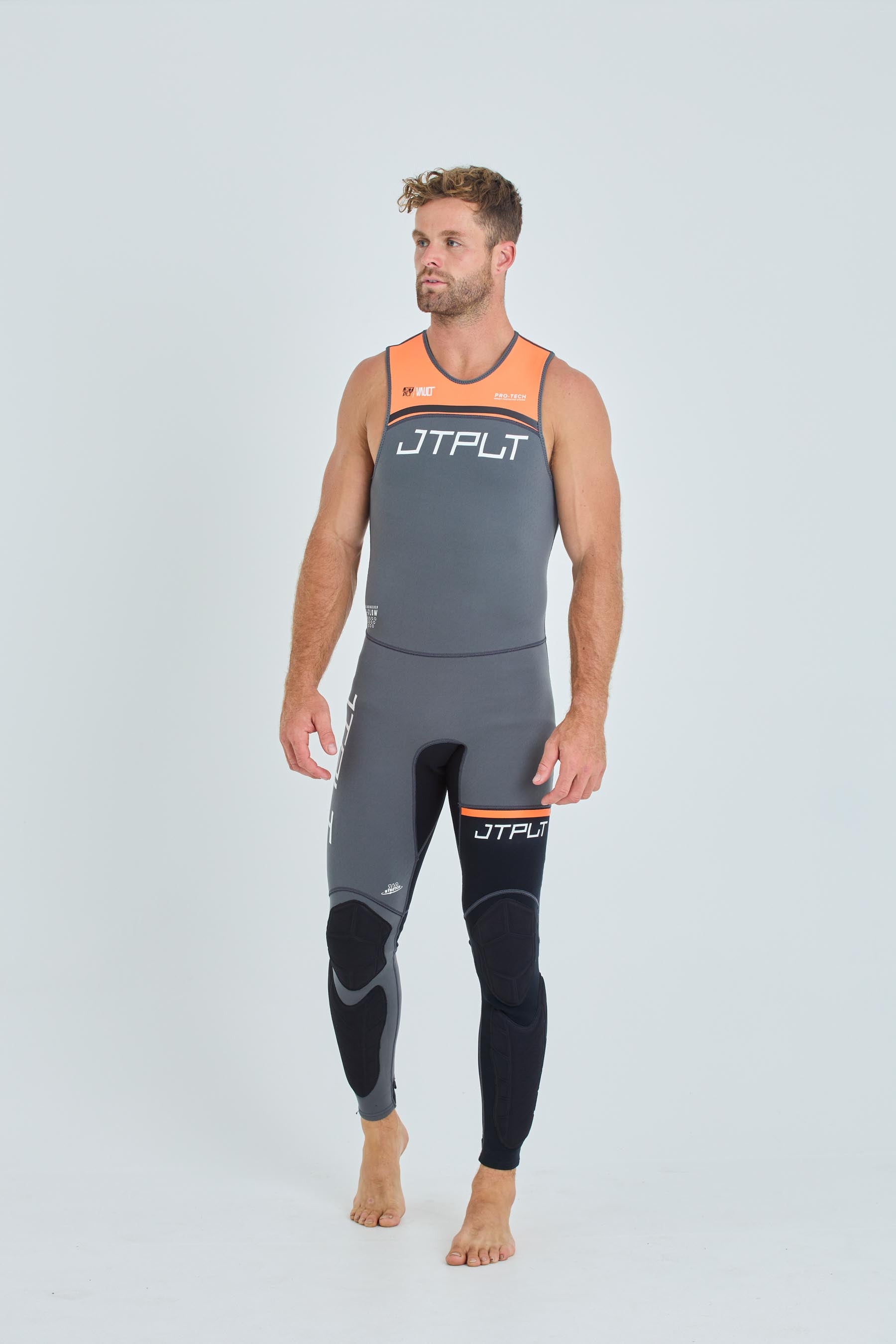 JA24155 Jetpilot Rx Vault Mens Race John - Char/Orange 1 — view 01 (3)