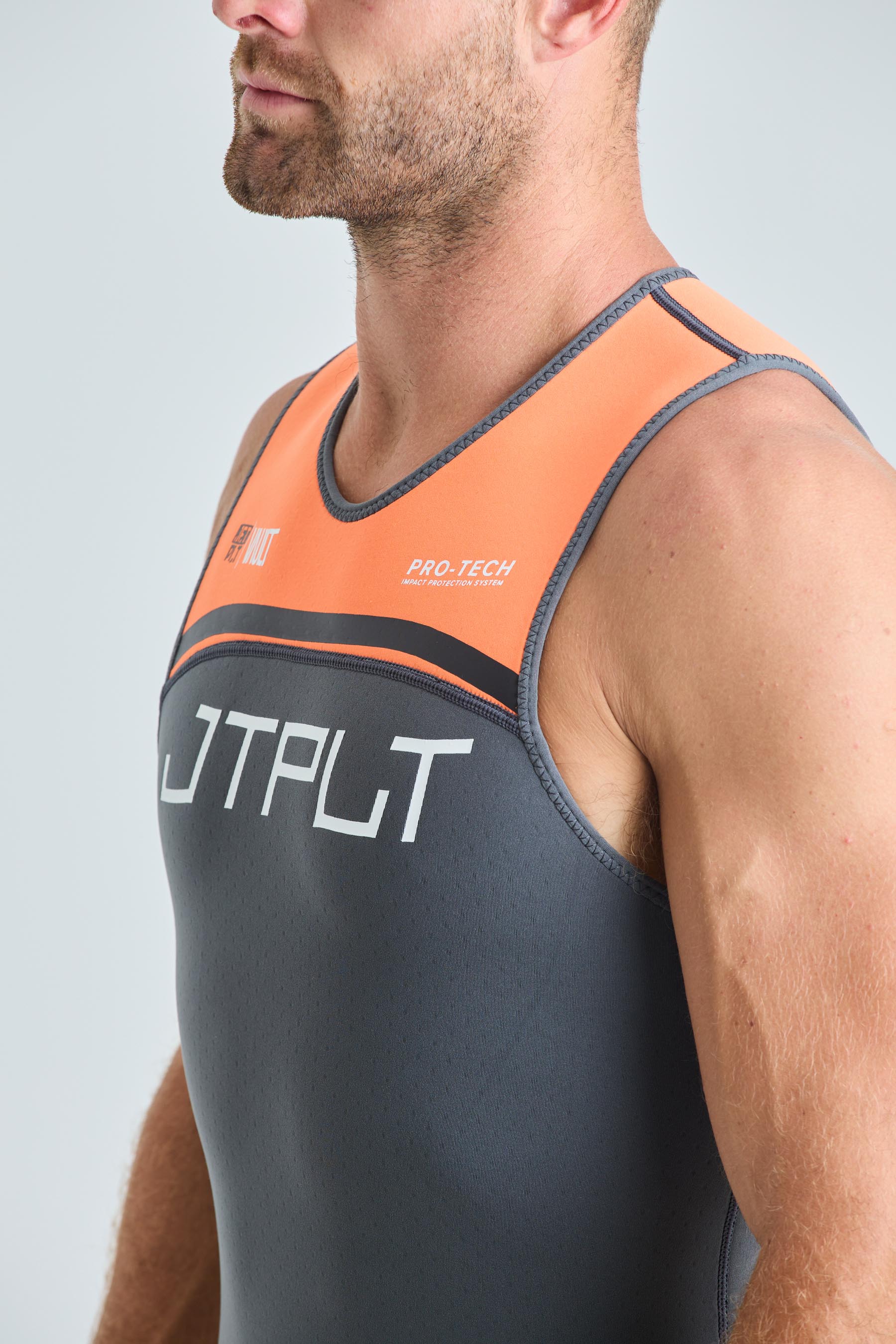 JA24155 Jetpilot Rx Vault Mens Race John - Char/Orange 4 — view 4 (3)
