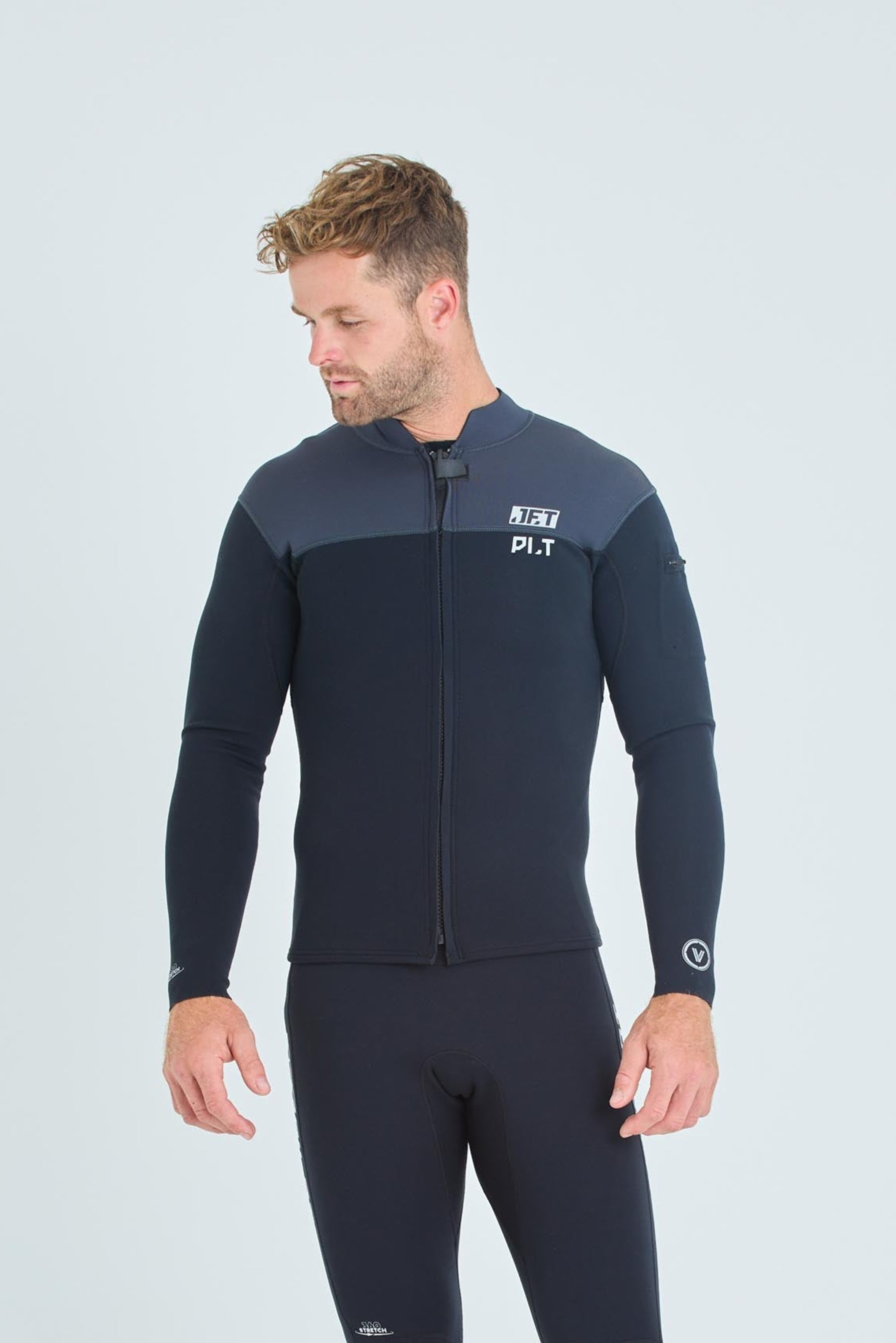 JA24158 Jetpilot Venture Mens Jacket - Black 1