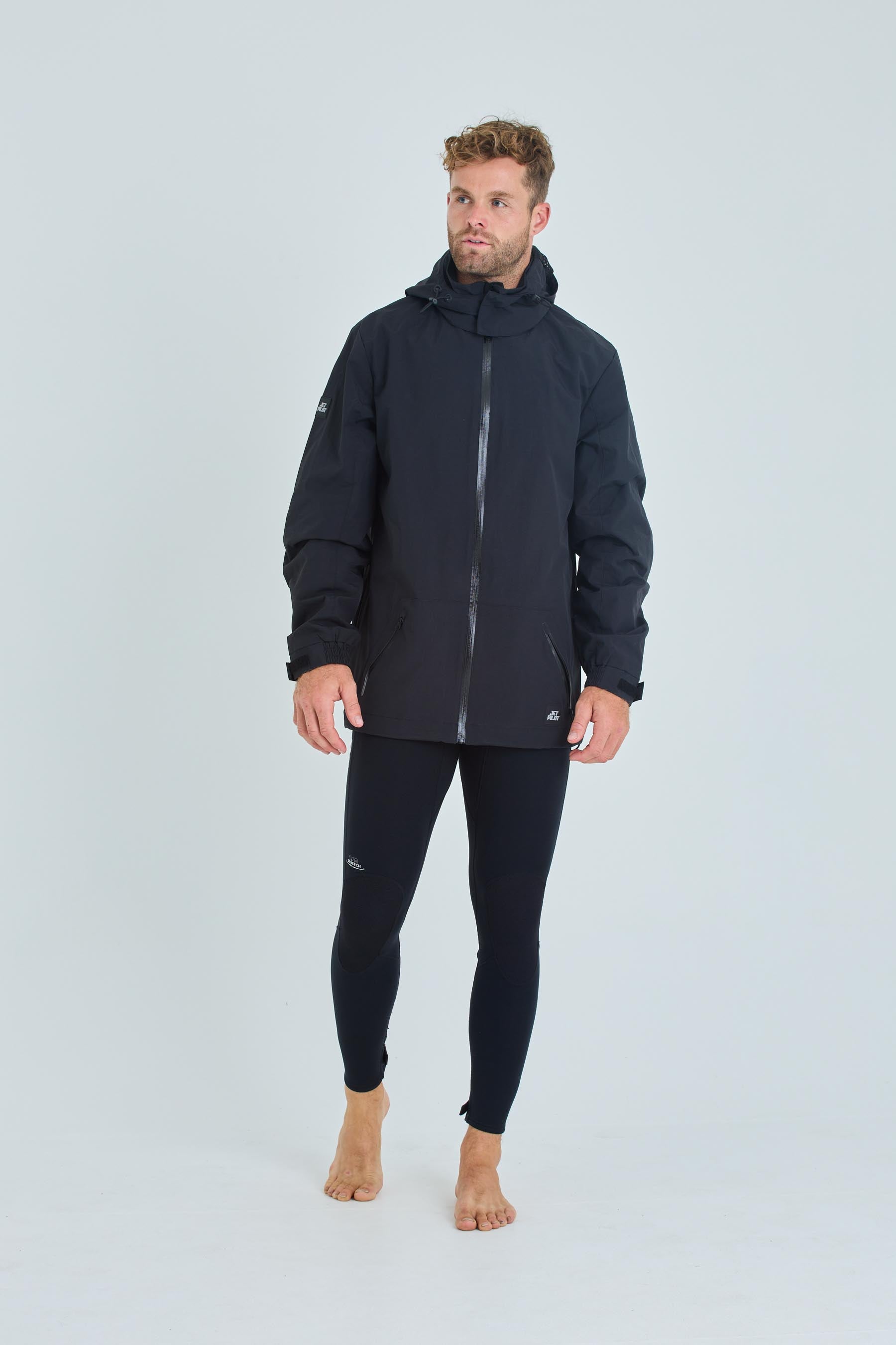JA24169 Jetpilot Venture Outdoor Jacket - Black — view 1 (3)