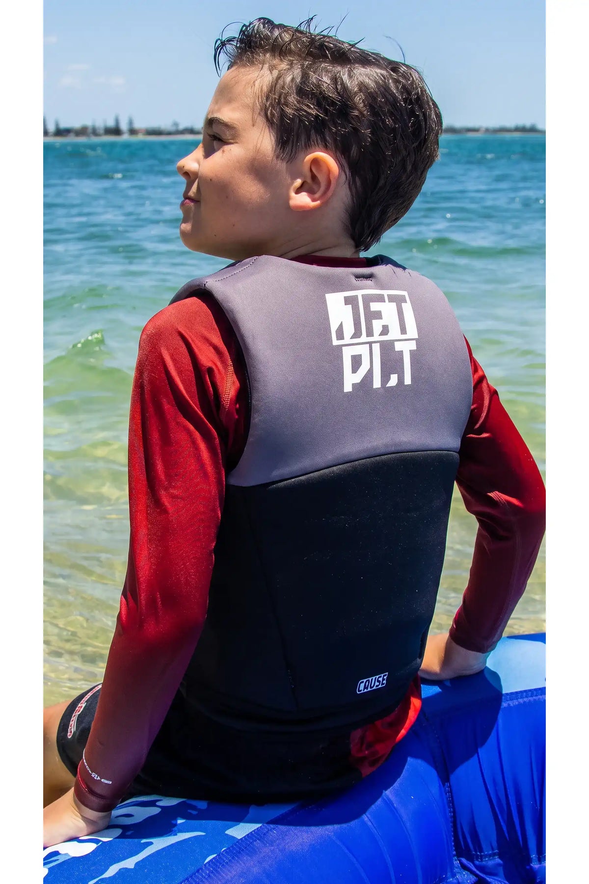 Jetpilot The Cause Kids Life Jacket - Charcoal