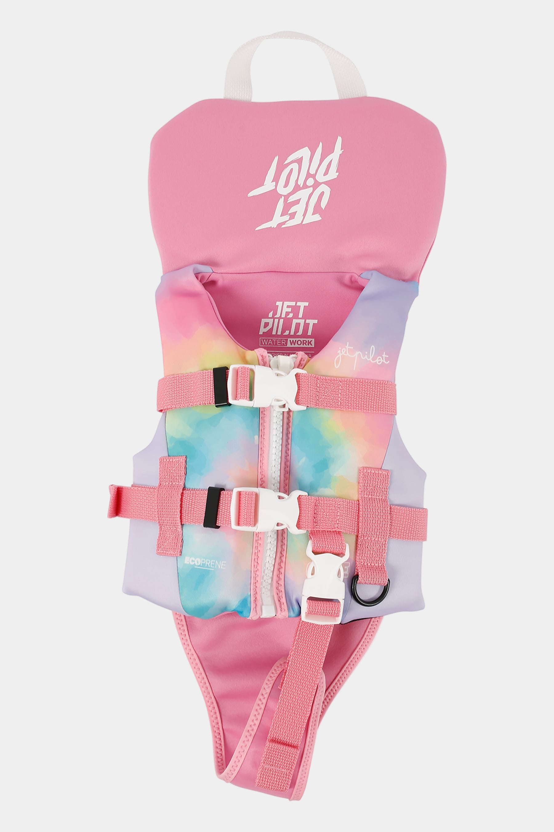 Jetpilot The Cause Infant Life Jacket - Pink Tie Dye