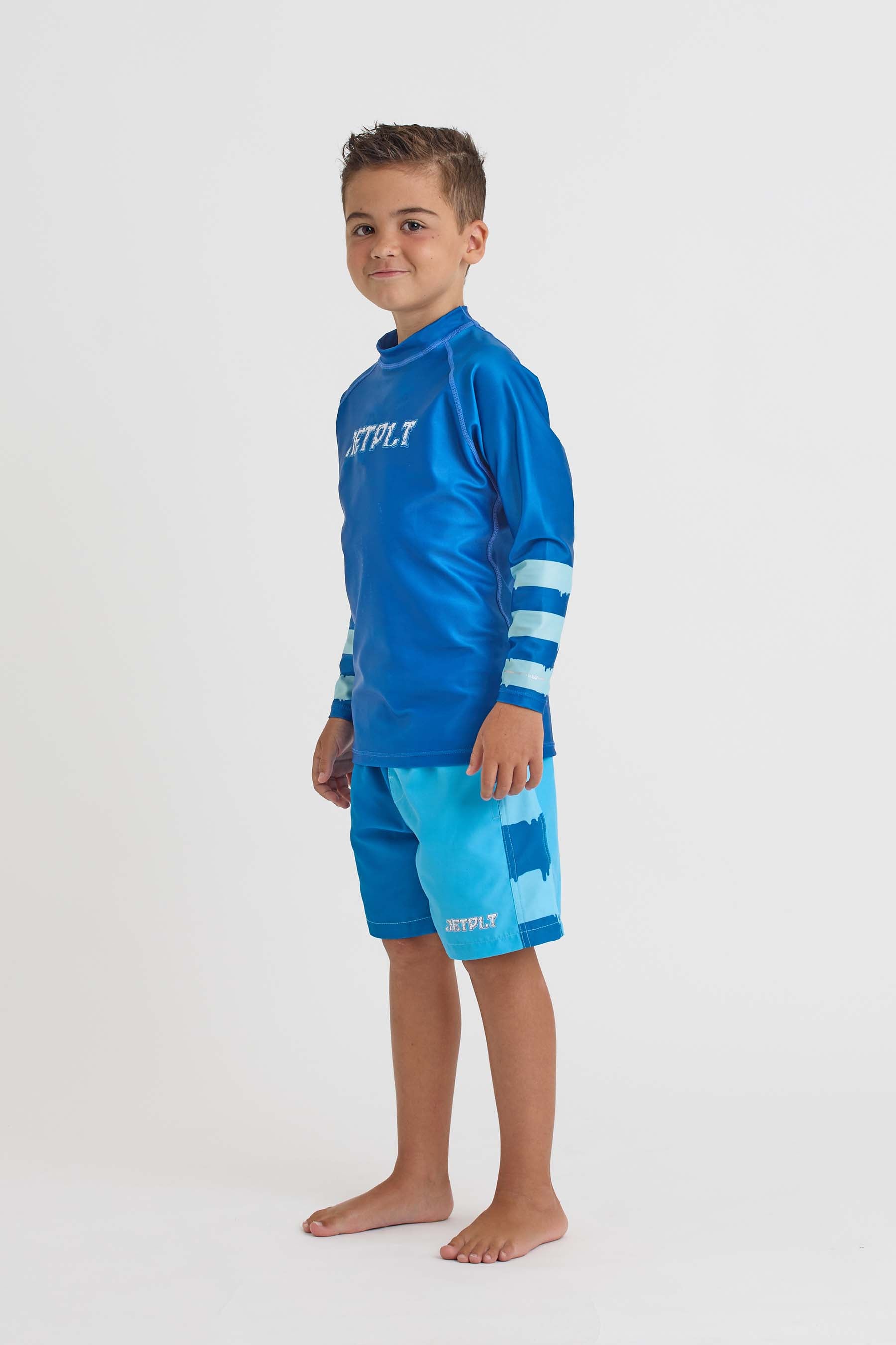JA24359 Jetpilot Slime Youth Ls Rashie - Blue - 2 — view 02 (3)
