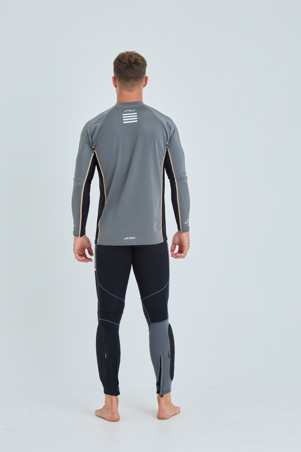 Jetpilot Rx Vault LS Mens Rashie - Charcoal 3 — view 07 (3)