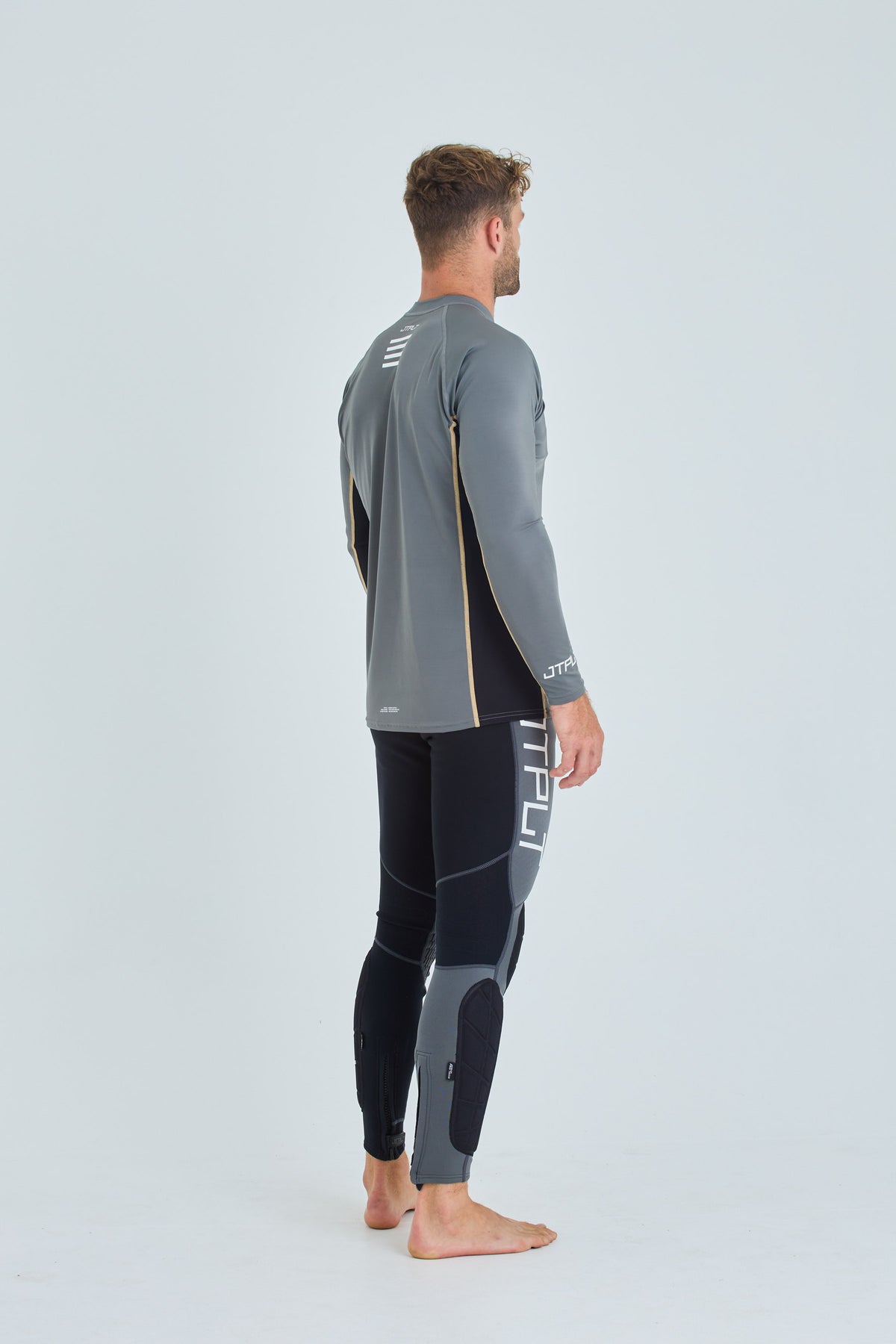 Jetpilot Rx Vault LS Mens Rashie - Charcoal 4 — view 09 (3)