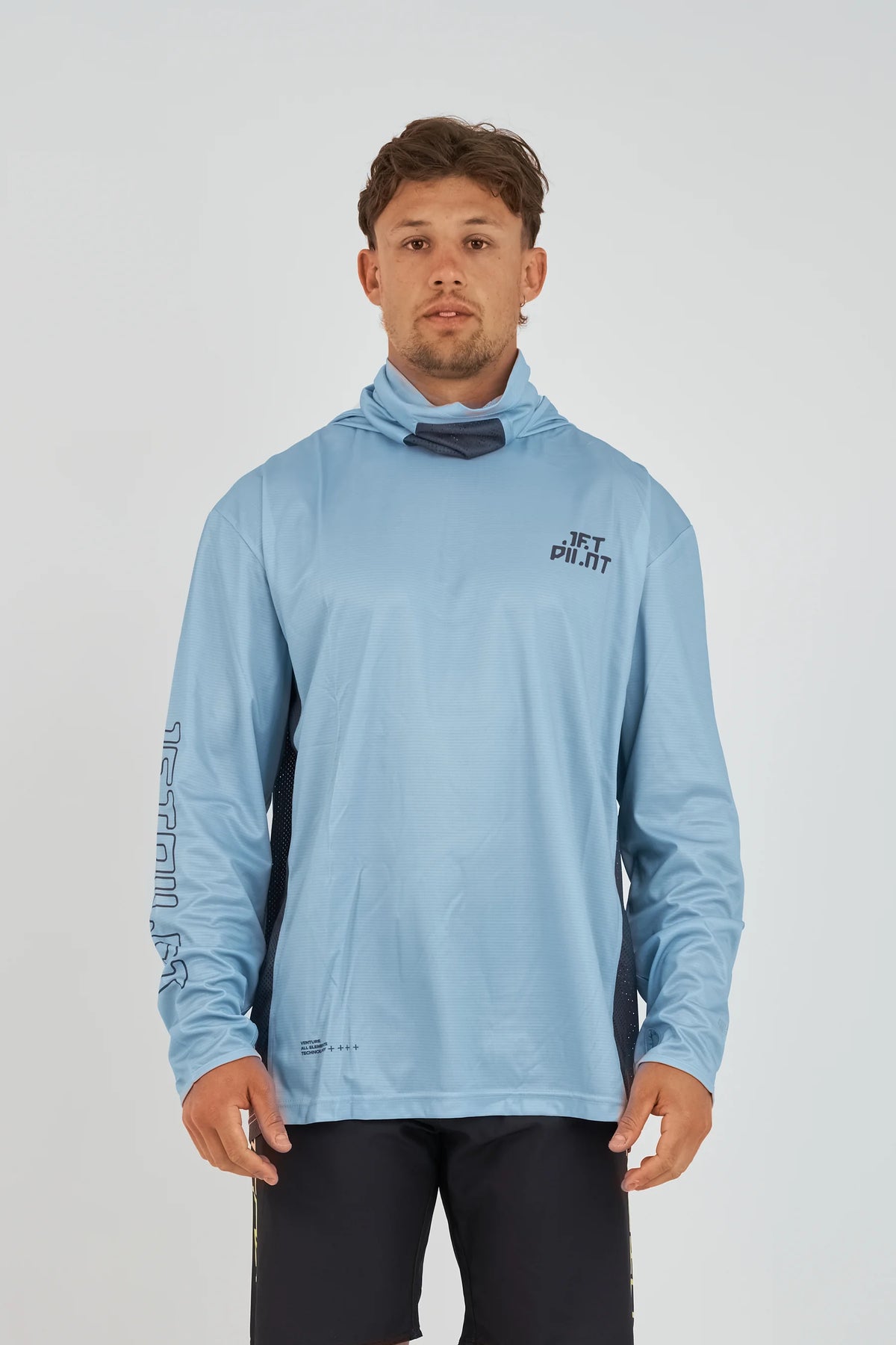 Jetpilot Venture Gaiter Pullover - Steel Blue