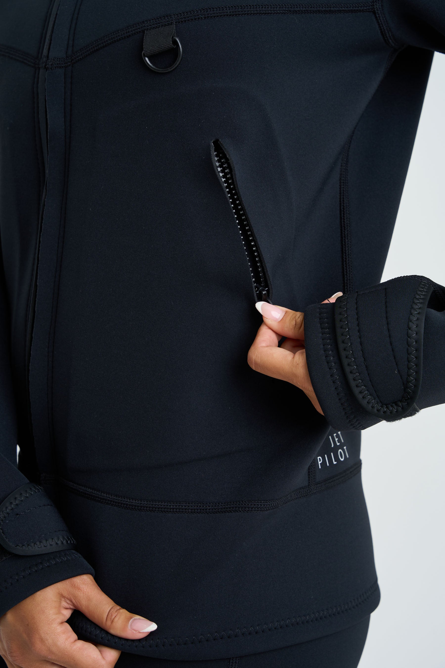 Jetpilot Corp 2mm Ladies Tour Coat - Black - photo 8 — image 2
