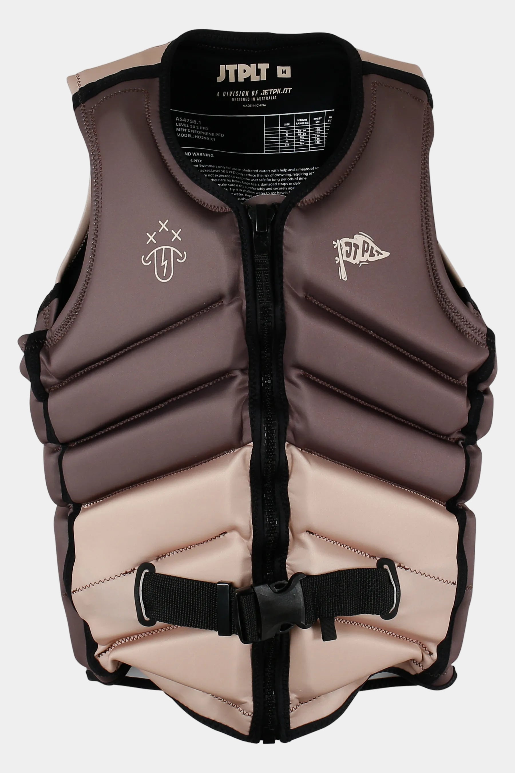 Jetpilot X1 Life Jacket - JTPLT X Heatley - Brown