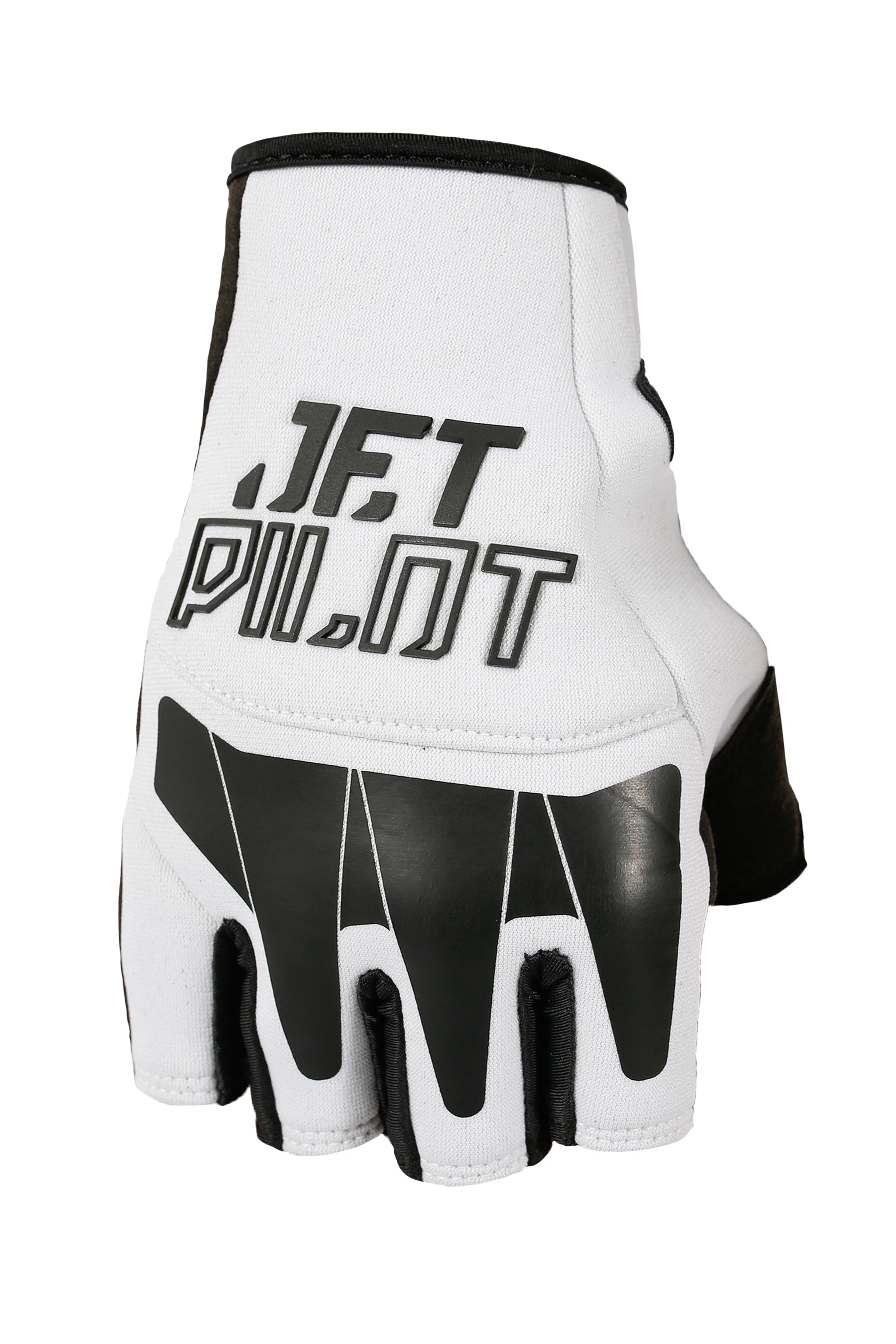 Jetpilot Vault Short Finger Race Glove - White 3