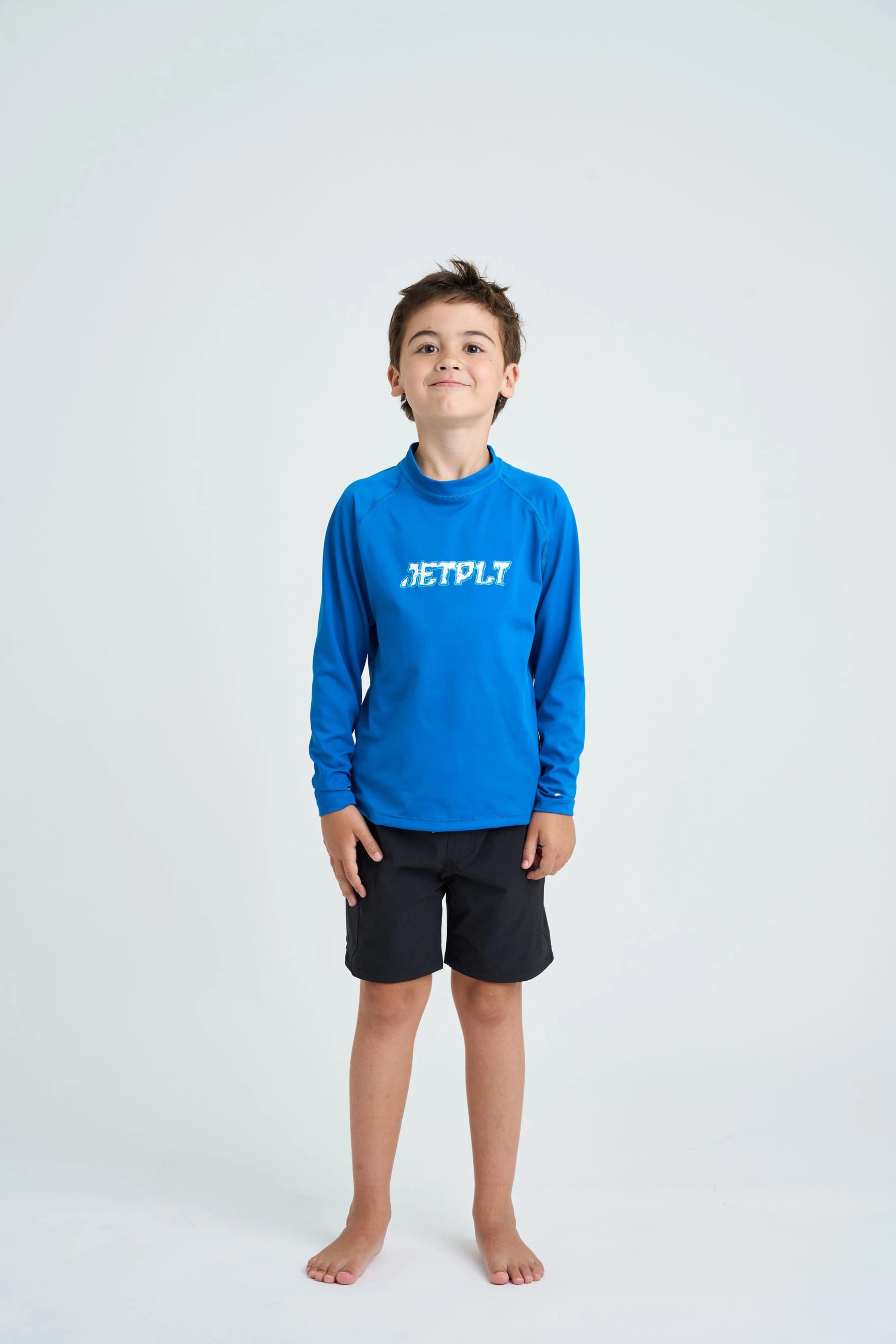 Jetpilot Kids Long Sleeve Rashie - Blue
