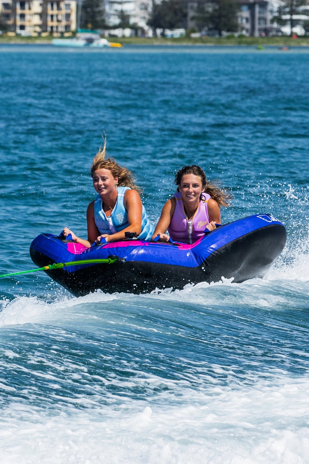 Jetpilot Hyper Wing 2 Person Ski Tube - Blue/Pink