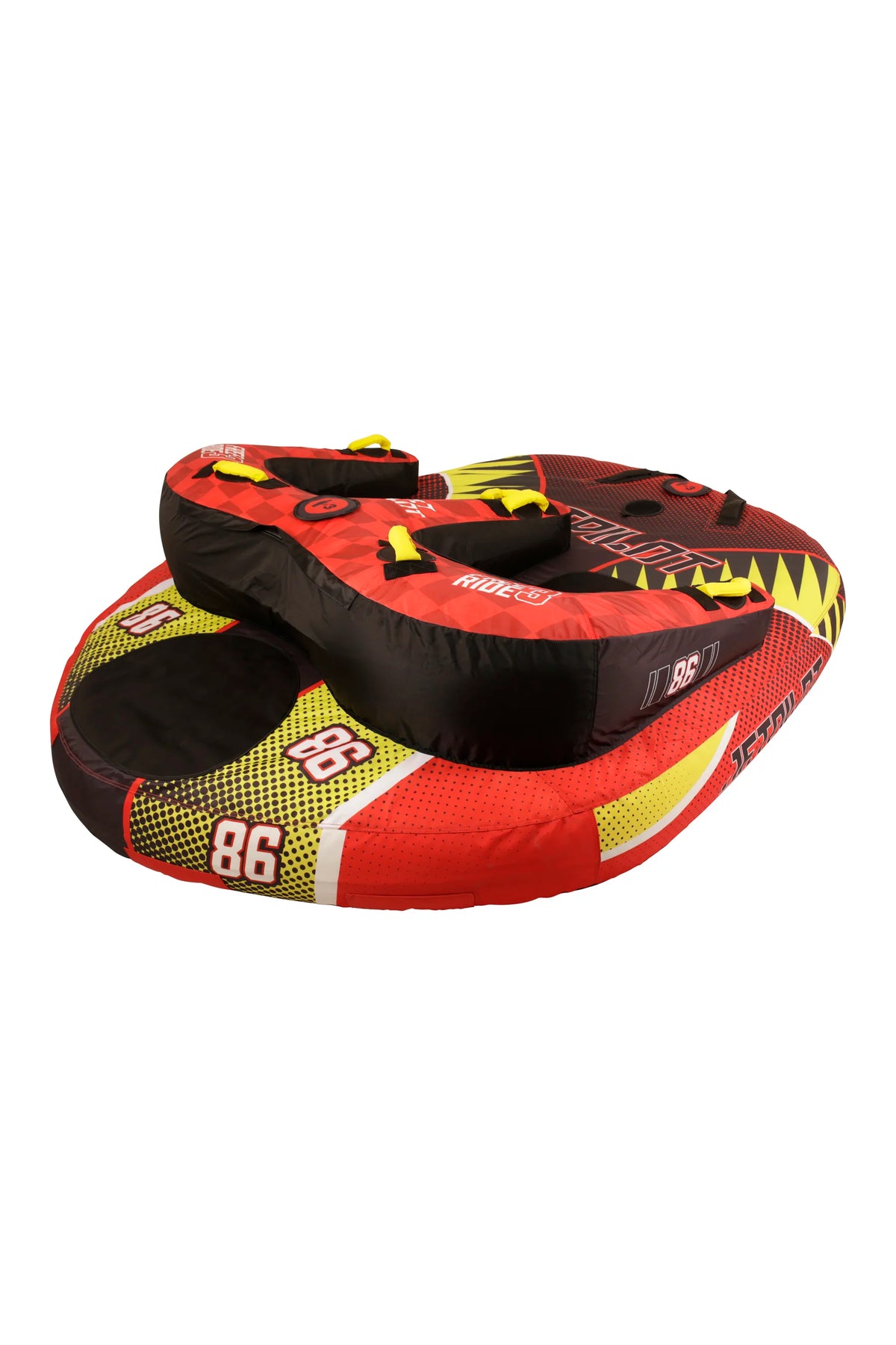Jetpilot Freeride 3 Person Ski Tube - Red/Yellow