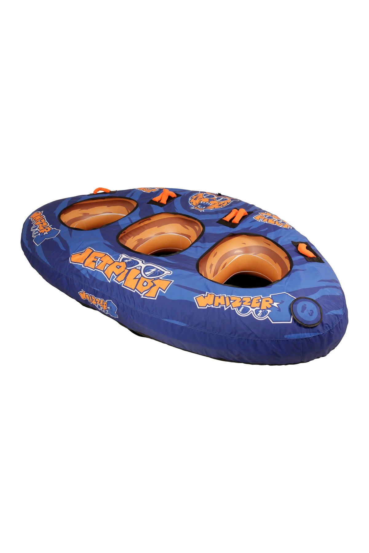 Jetpilot Whizzer 3 Person Ski Tube - Blue/Orange