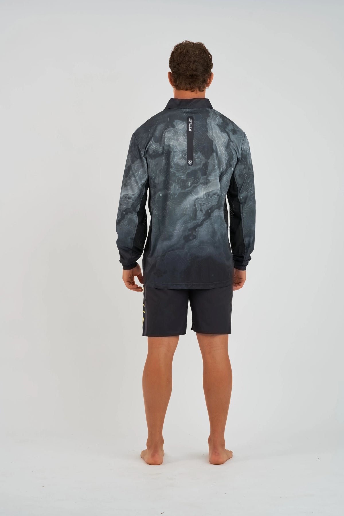 Jetpilot Venture Mens Long Sleeve Fishing Polo - Army