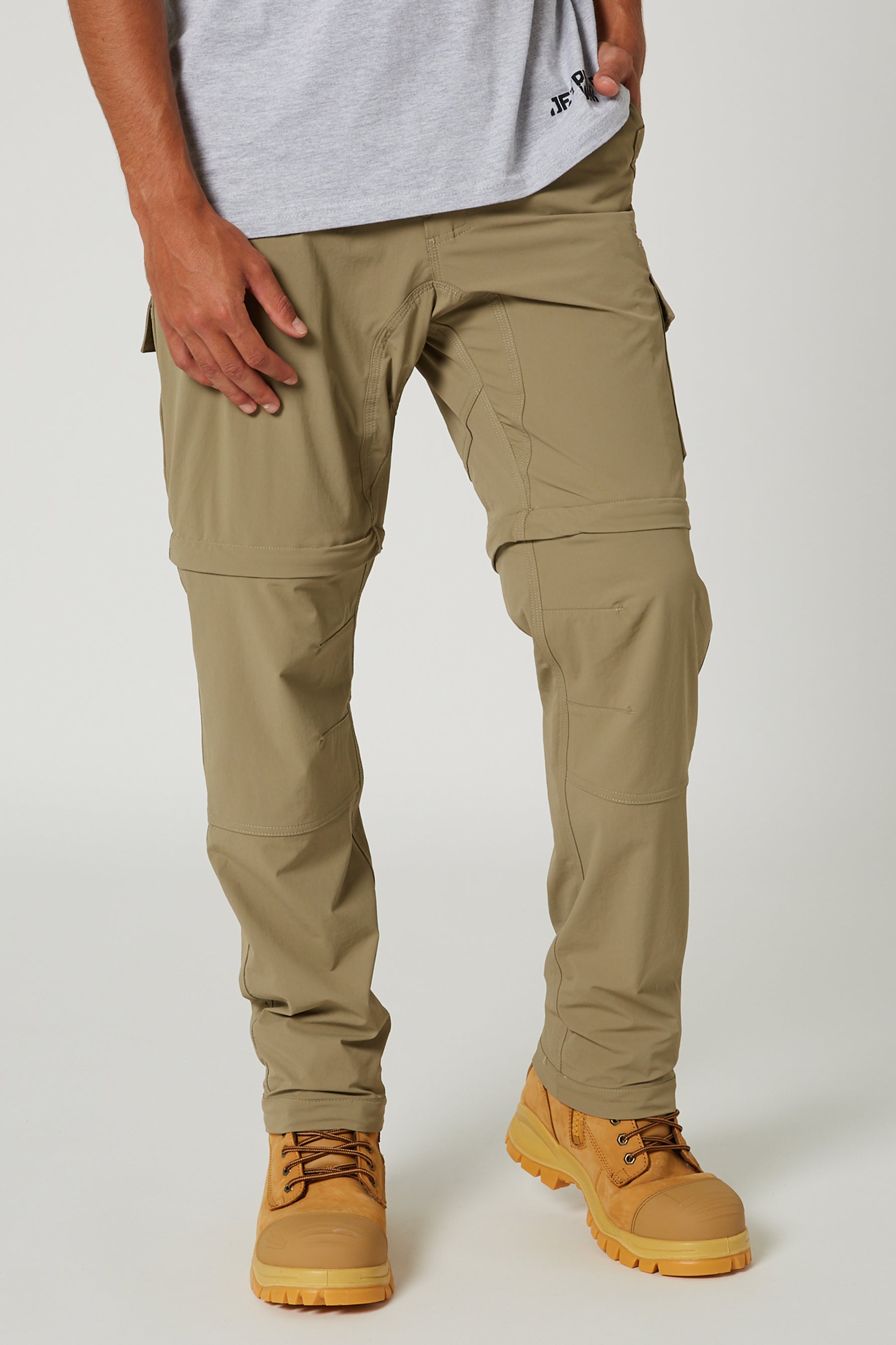 Jet-Lite 2In1 Zip Off Utility Pant - Khaki