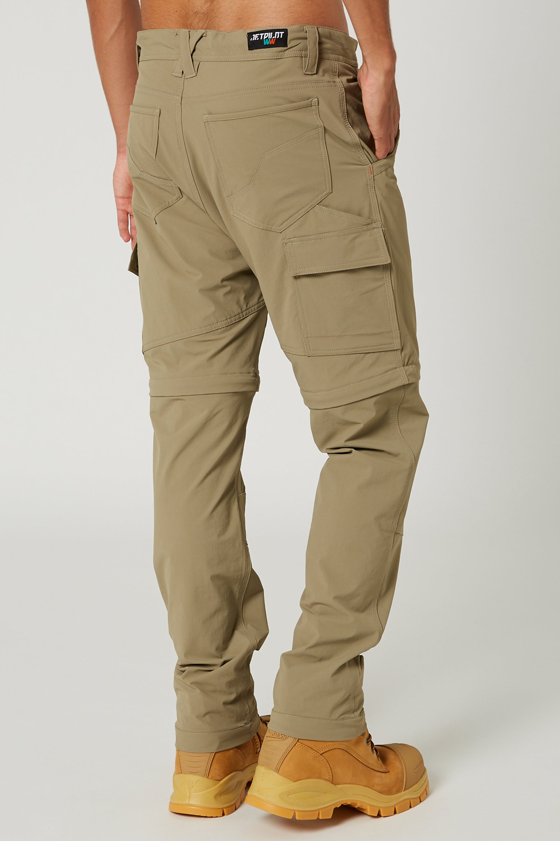 JP Jet-Lite 2In1 Zip Off Utility Pant - Khaki