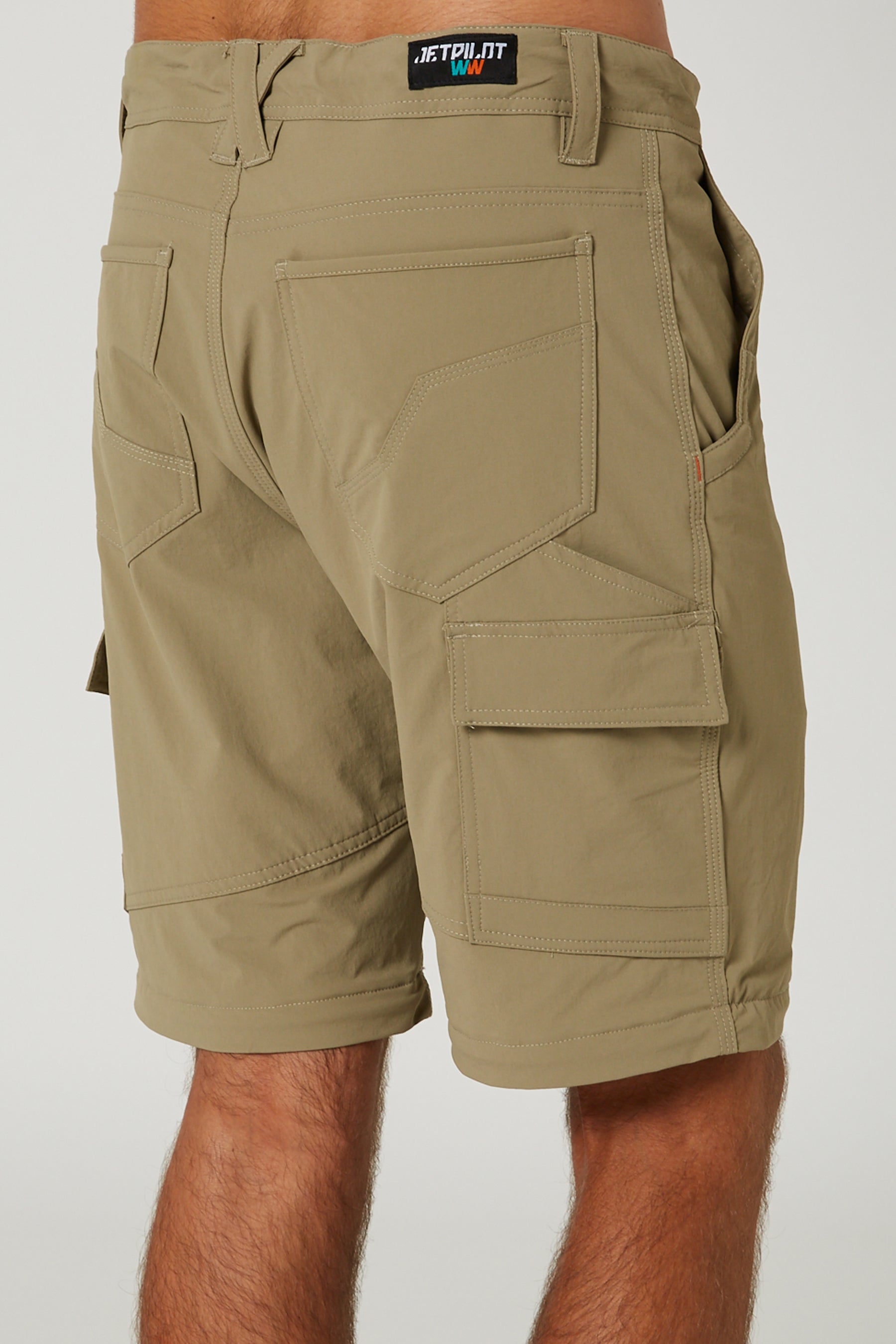 JP Jet-Lite 2In1 Zip Off Utility Pant - Khaki