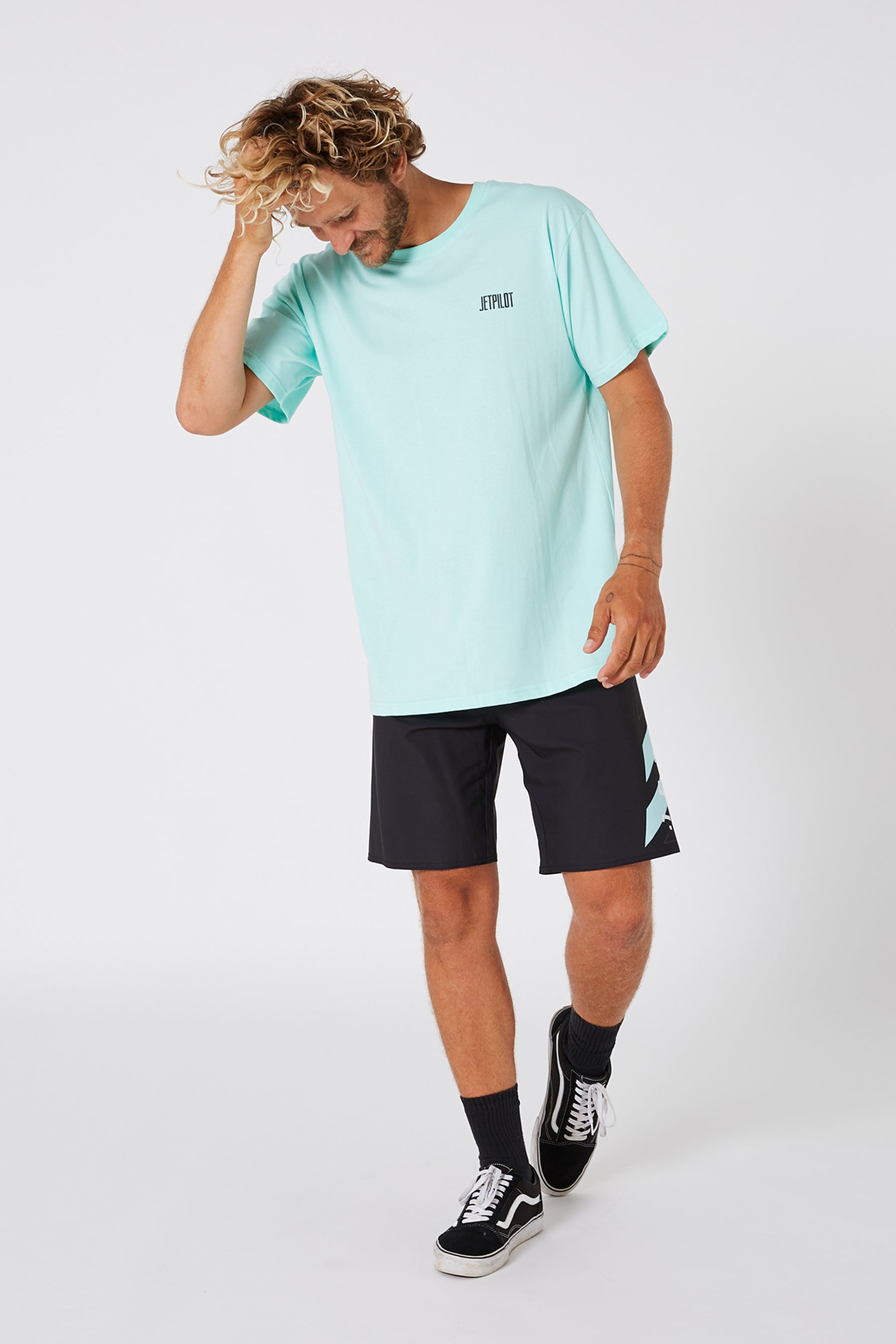 Jetpilot Flipped Unisex S/S Tee - Teal