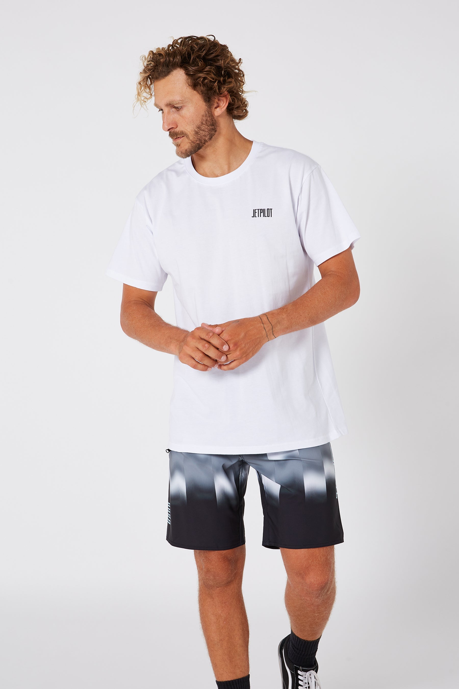 Jetpilot Flipped Unisex S/S Tee - White