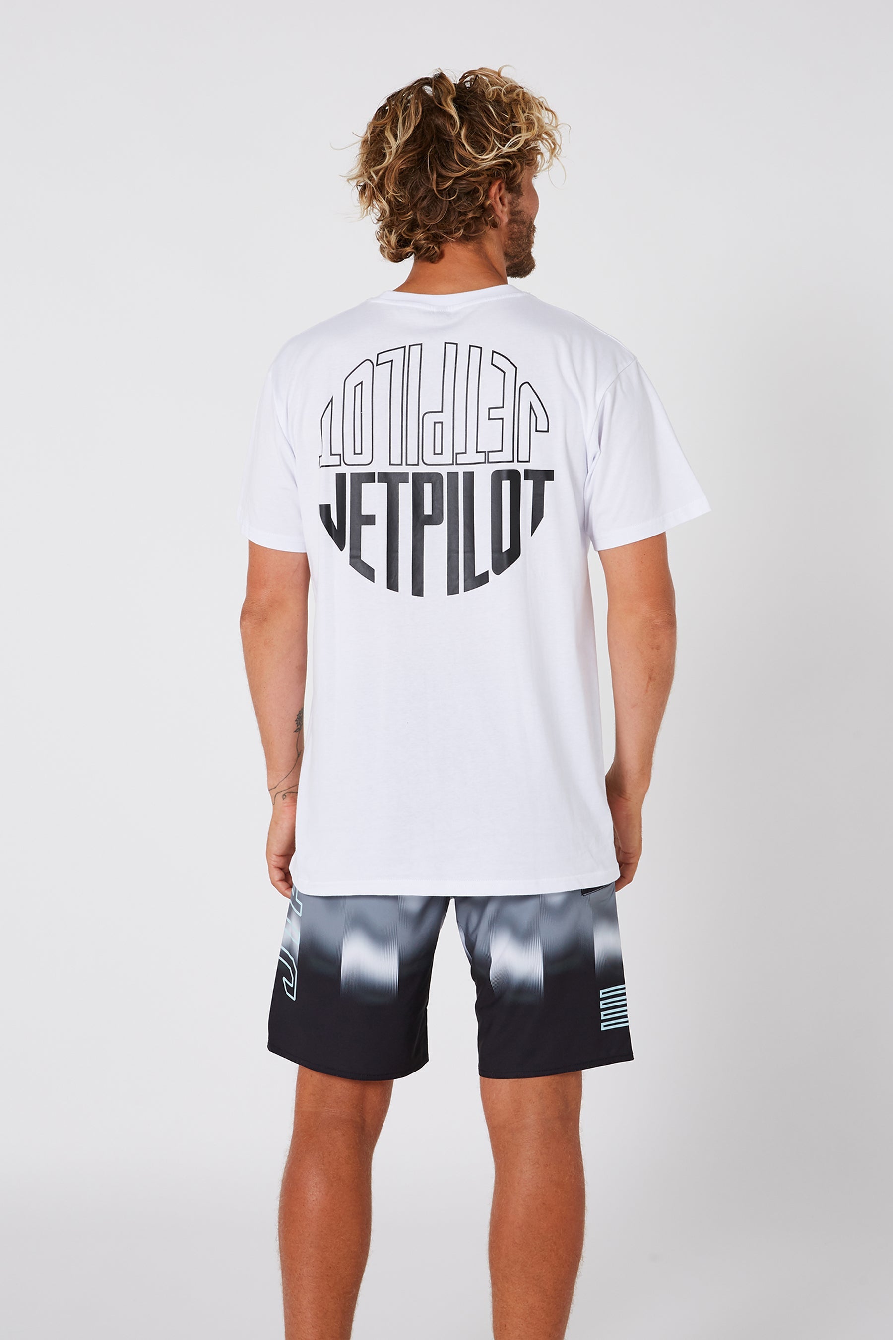 Jetpilot Flipped Unisex S/S Tee - White