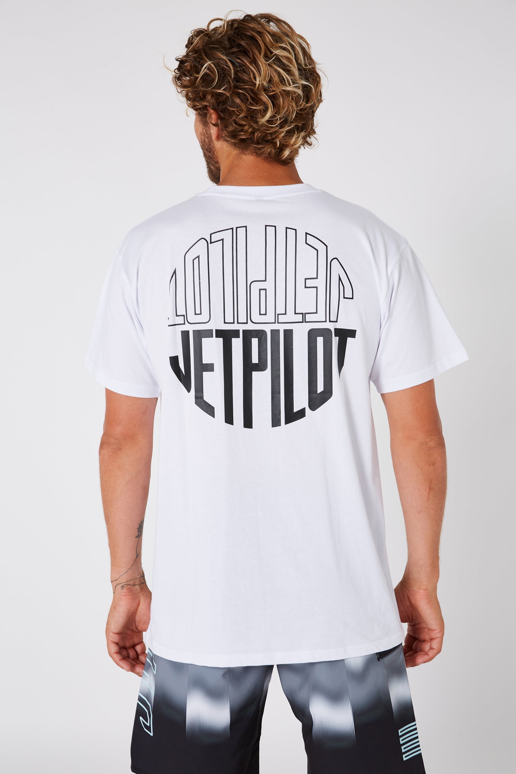 Jetpilot Flipped Unisex S/S Tee - White