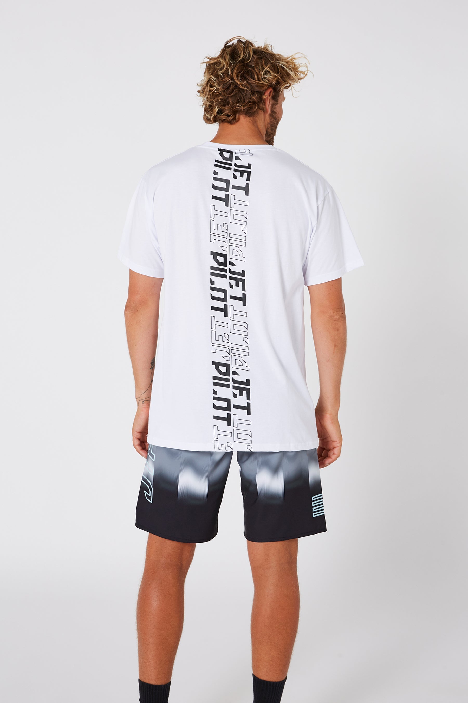 Jetpilot Central Mens S/S Tee - White