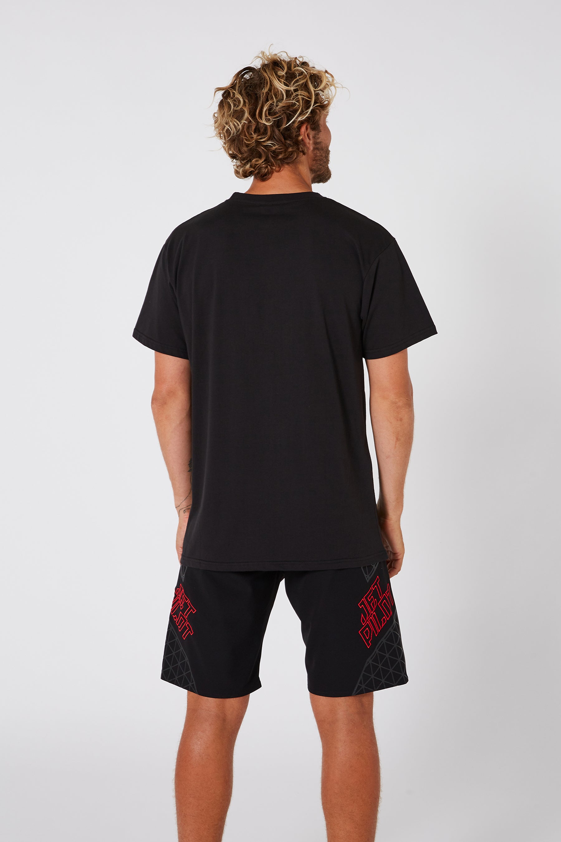 Jetpilot Corp Unisex S/S Tee - Black