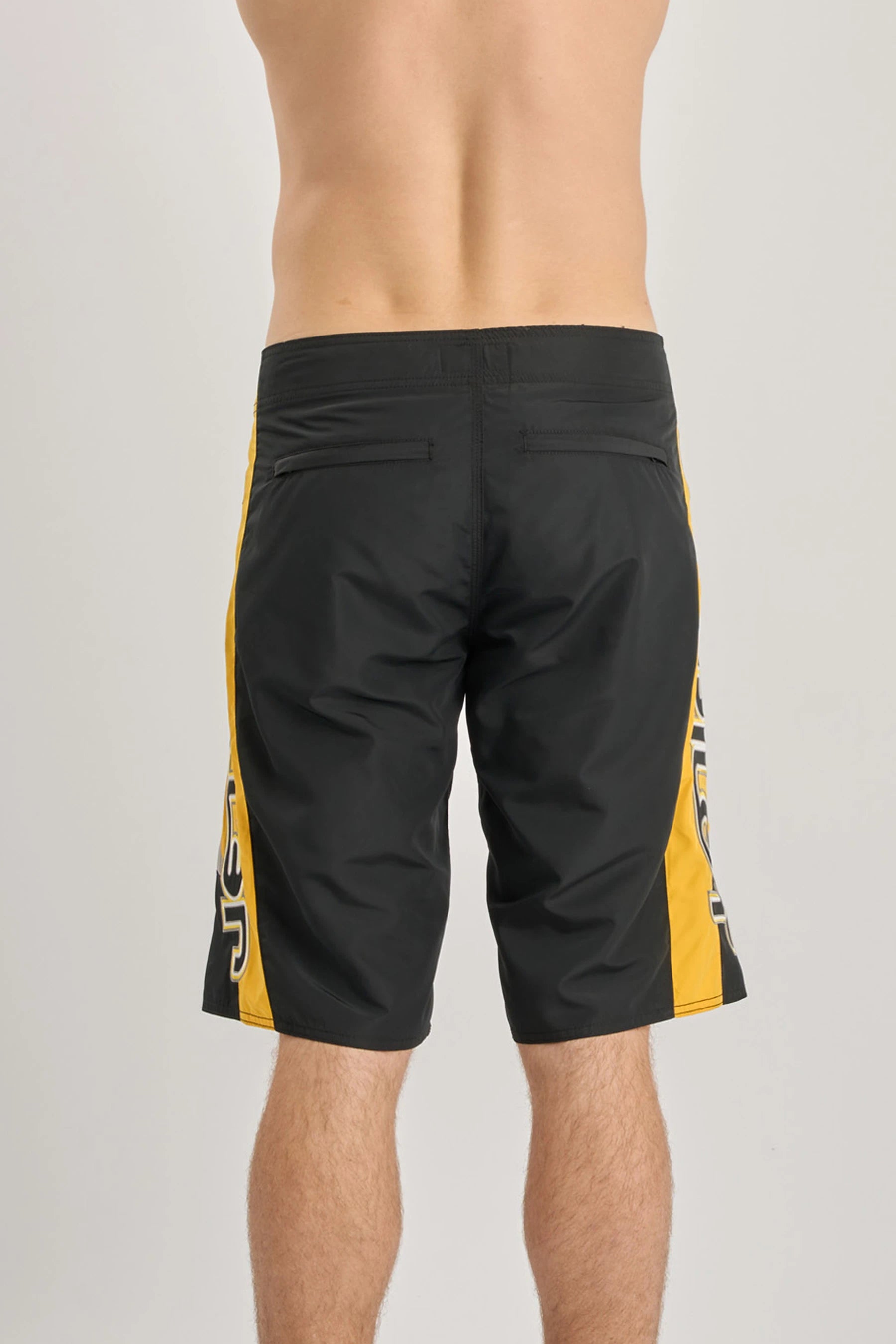 Jetpilot Moto Boardshort - Black/Yellow 4